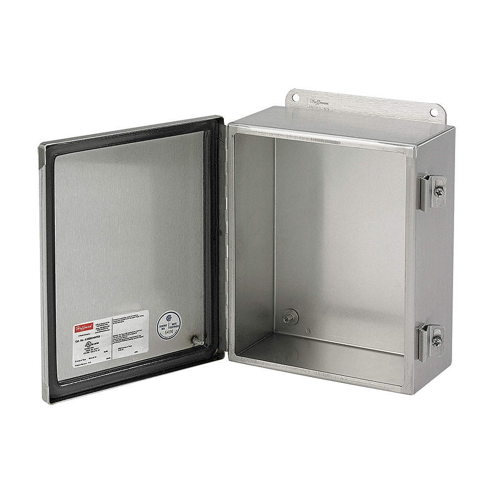 HOFFMAN A1008CHNFSS6 Enclosuresr,Mtlc,10In.Hx 8In.Wx4In.D 32FE48
