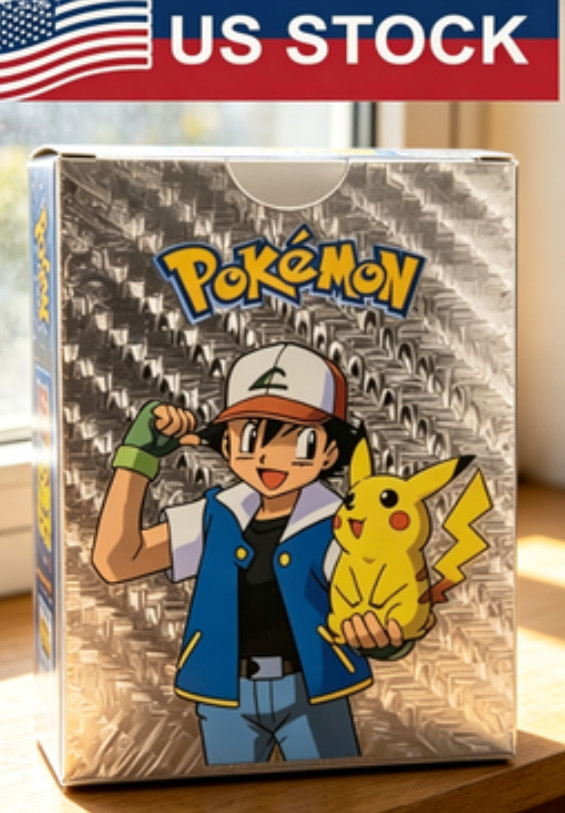 55Pcs Pokemon TCG Silver Foil Cards In Stock | GX Vmax Moltres Rare Collection 55Pcs Pokemon TCG Silver Foil Cards In Stock | GX Vmax Moltres Rare Collection