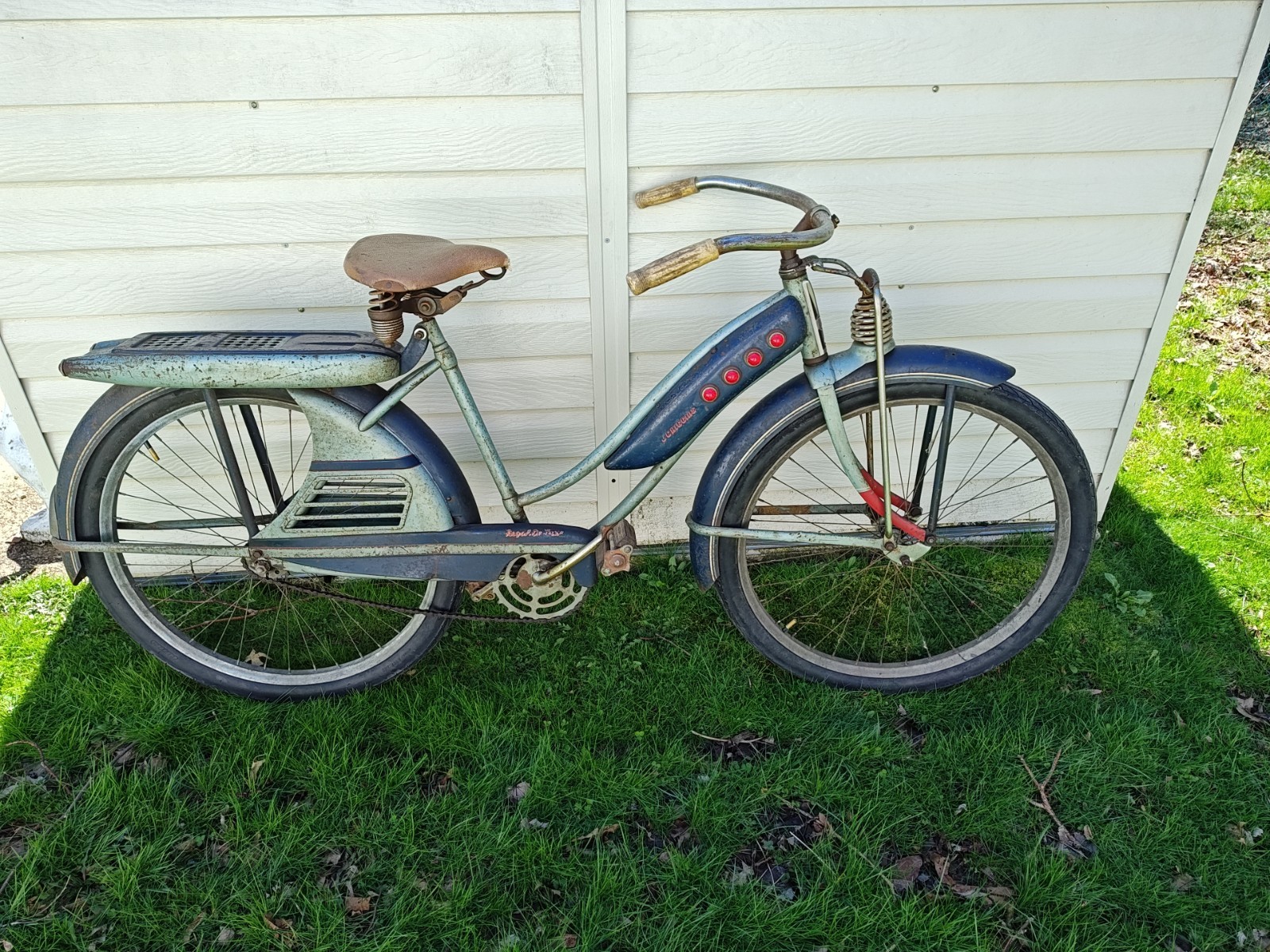 1950's J.C. HIGGINS Regal Deluxe Girls Vintage Blue Bike With Beautiful Patina 1950's J.C. HIGGINS Regal Deluxe Girls Vintage Blue Bike With Beautiful Patina