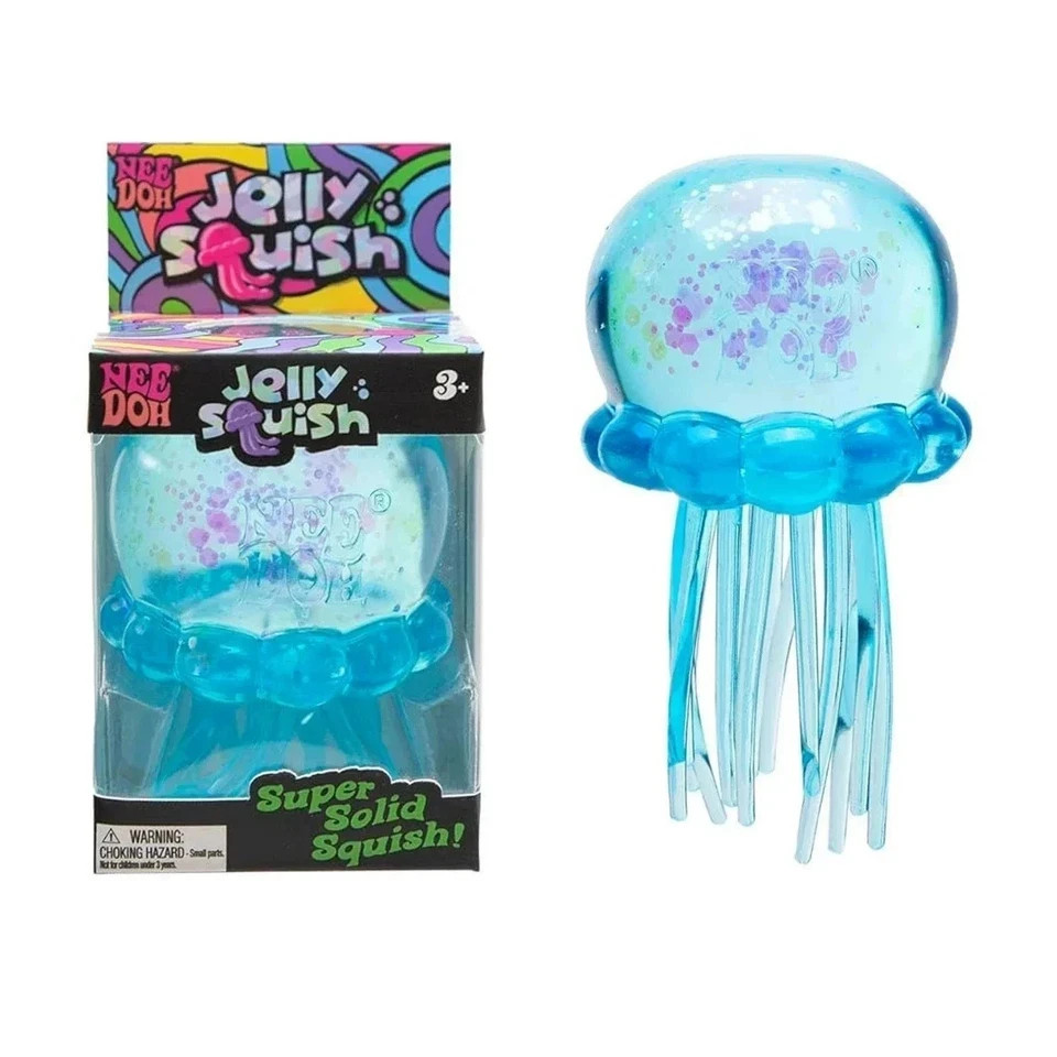 NeeDoh Jellyfish Jelly Squish Stress Toy Fidget Sensory Squeeze Squishy Toy UK