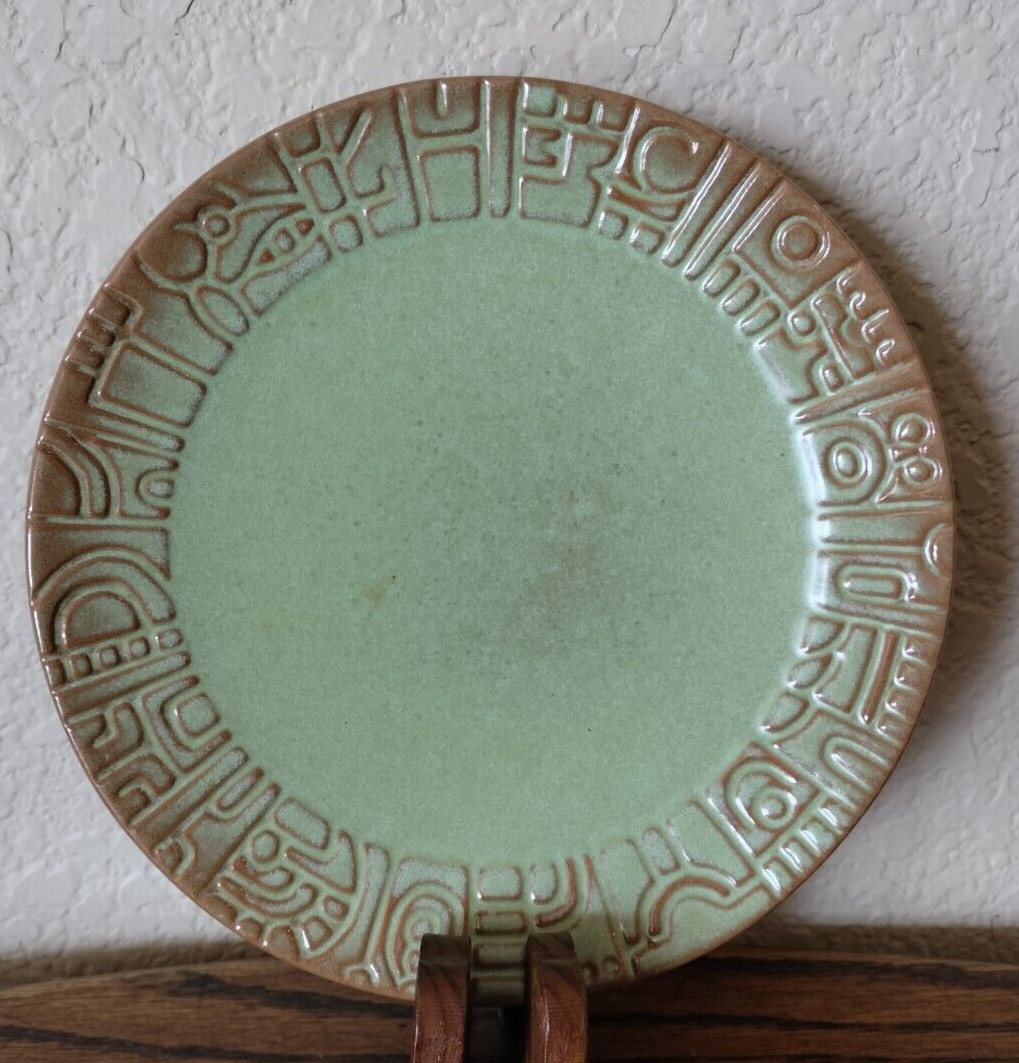 Vtg Frankoma Pottery Bread Butter / Salad Plate 7 Vtg Frankoma Pottery Bread Butter / Salad Plate 7