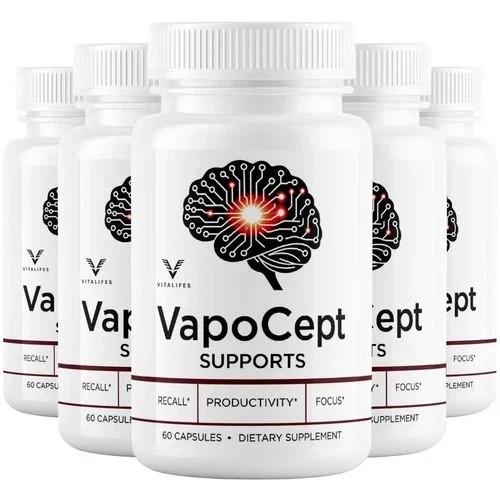 VapoCept Capsules, Official Advanced Formula for Memory Support - 5 Pack