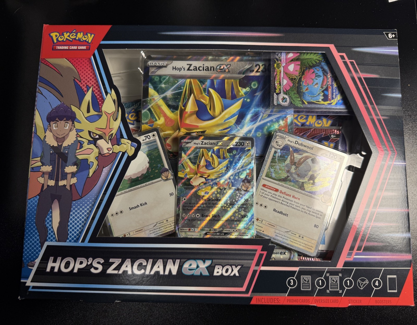 Pokemon TCG Hop\'s Zacian ex Box SEALED Pokemon TCG Hop\'s Zacian ex Box SEALED