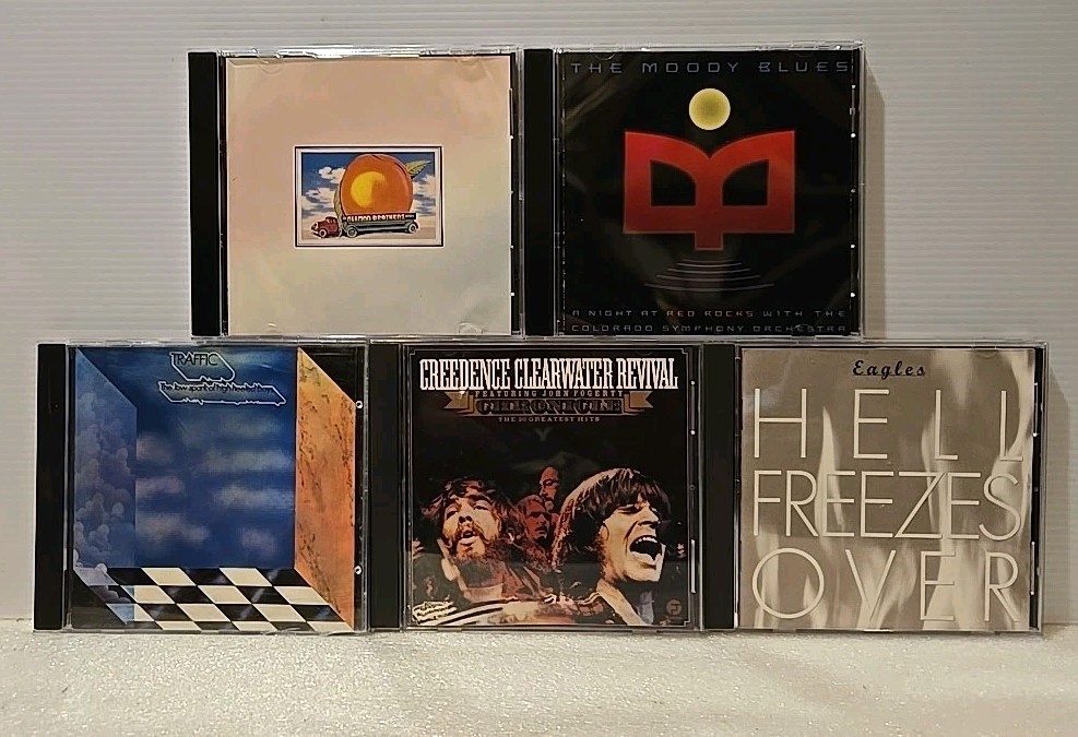 ROCK, CLASSIC ROCK, HARD ROCK, POP CD LOT OF 5 - SEE TITLES IN DESCRIPTION - RR2