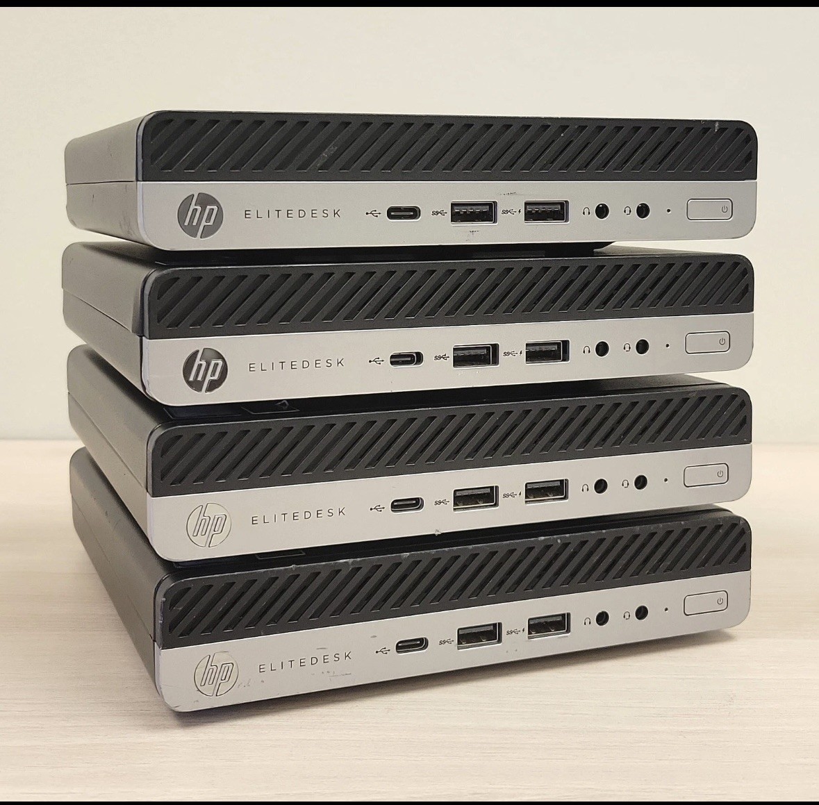 Lot of (4) | HP EliteDesk 800 G4 Mini PC Intel Core i5-8500T | 8GB RAM *256 HDD Lot of (4) | HP EliteDesk 800 G4 Mini PC Intel Core i5-8500T | 8GB RAM *256 HDD