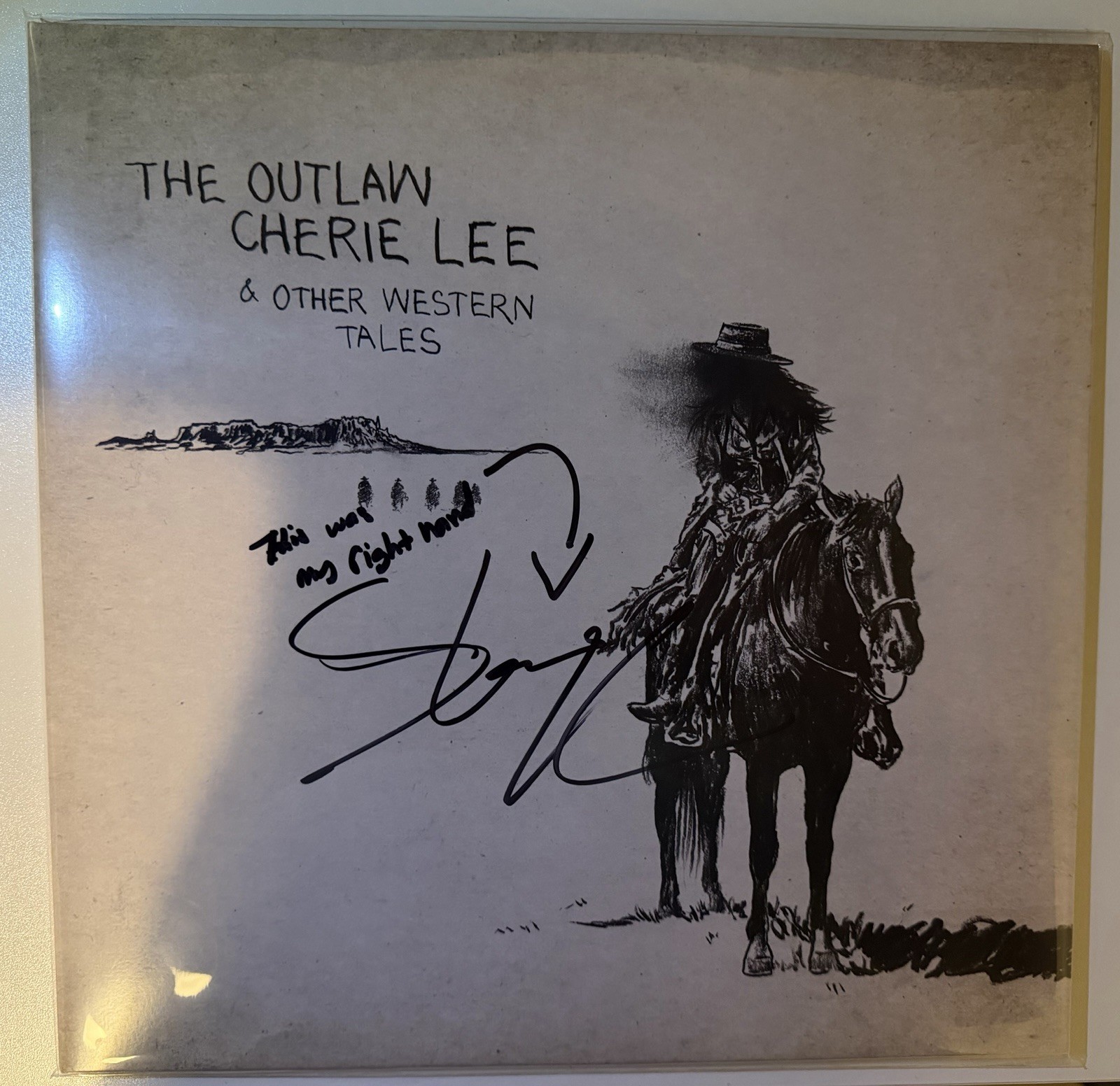 Shaboozey The Outlaw Cherie Lee & Other Western Tales Vinyl AUTO INSCRIPTION Shaboozey The Outlaw Cherie Lee & Other Western Tales Vinyl AUTO INSCRIPTION