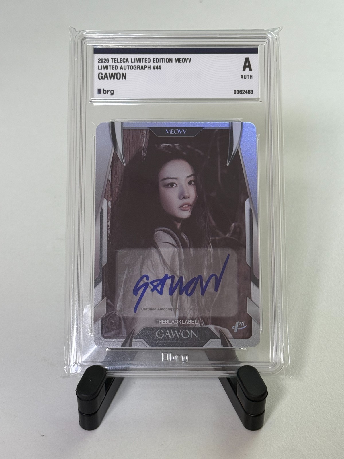 [AUTOGRAPH] MEOVV TELECA GAWON Limited 1st Autograph Photocard Official MD