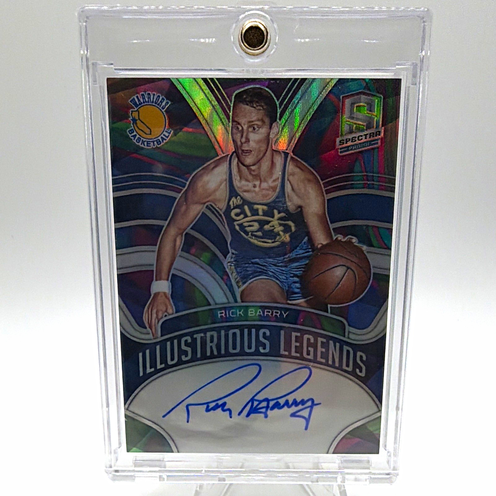 Panini 2021-22 Spectra Rick Barry Illustrious Legends ILS-RBA Auto /5 Panini 2021-22 Spectra Rick Barry Illustrious Legends ILS-RBA Auto /5