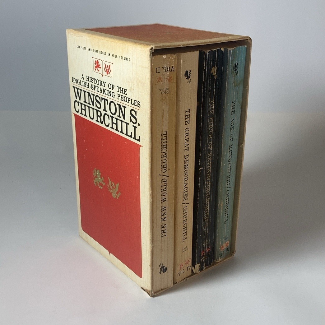 Winston S. Churchill English-Speaking Peoples 4-Vol PB Set Slipcase Good Winston S. Churchill English-Speaking Peoples 4-Vol PB Set Slipcase Good