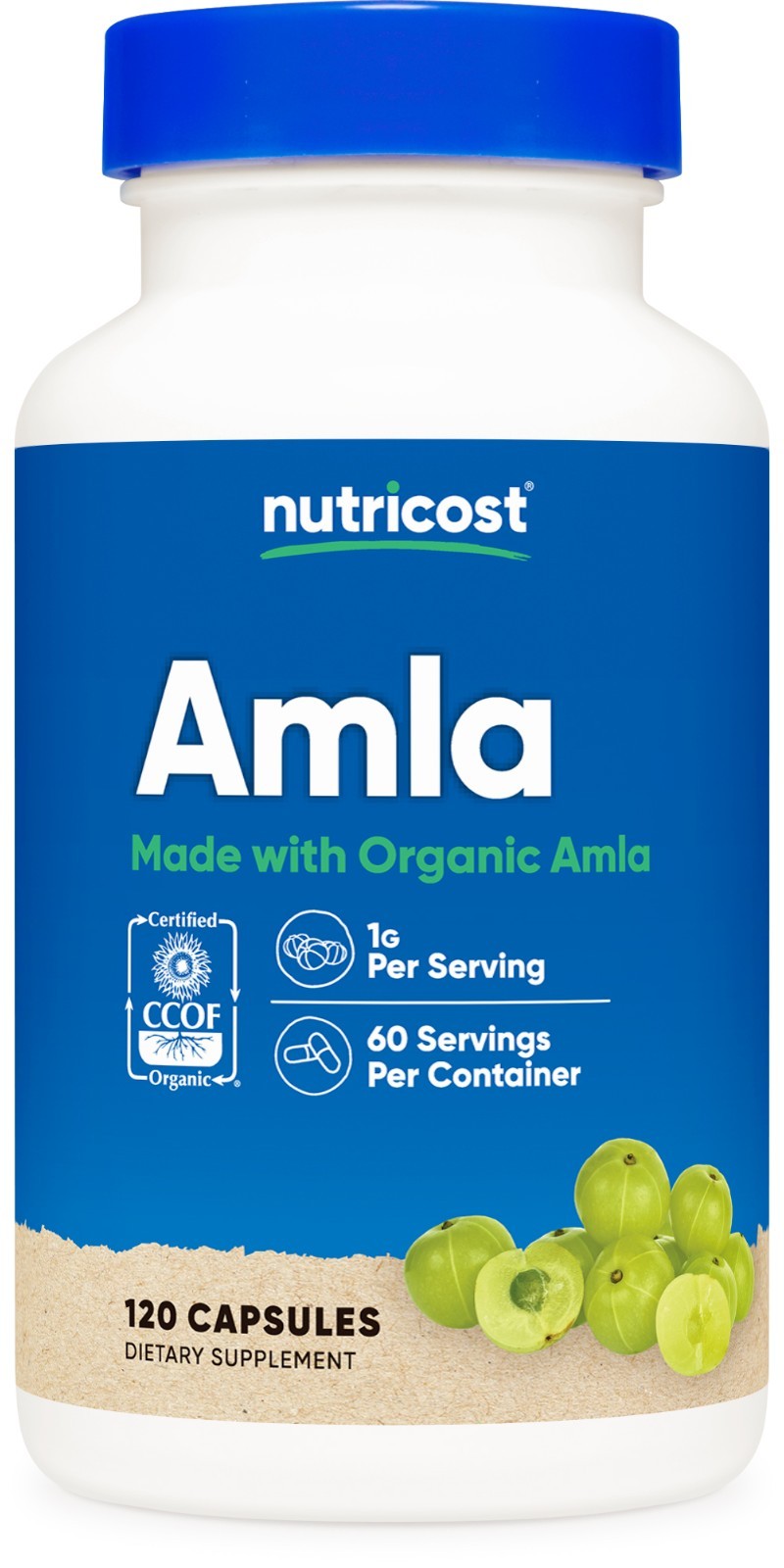 Nutricost AMLA Capsules 1000mg, 60 Servings, Made with Organic AMLA