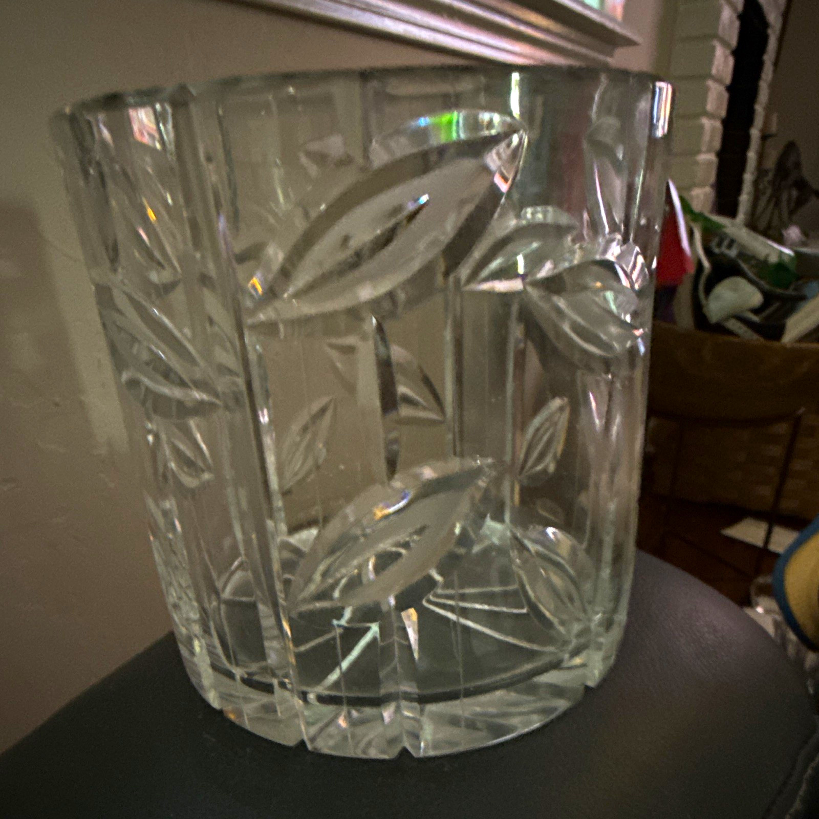 This is a vintage Zawiercie crystal piece in the retired pattern Wilanow. Vase