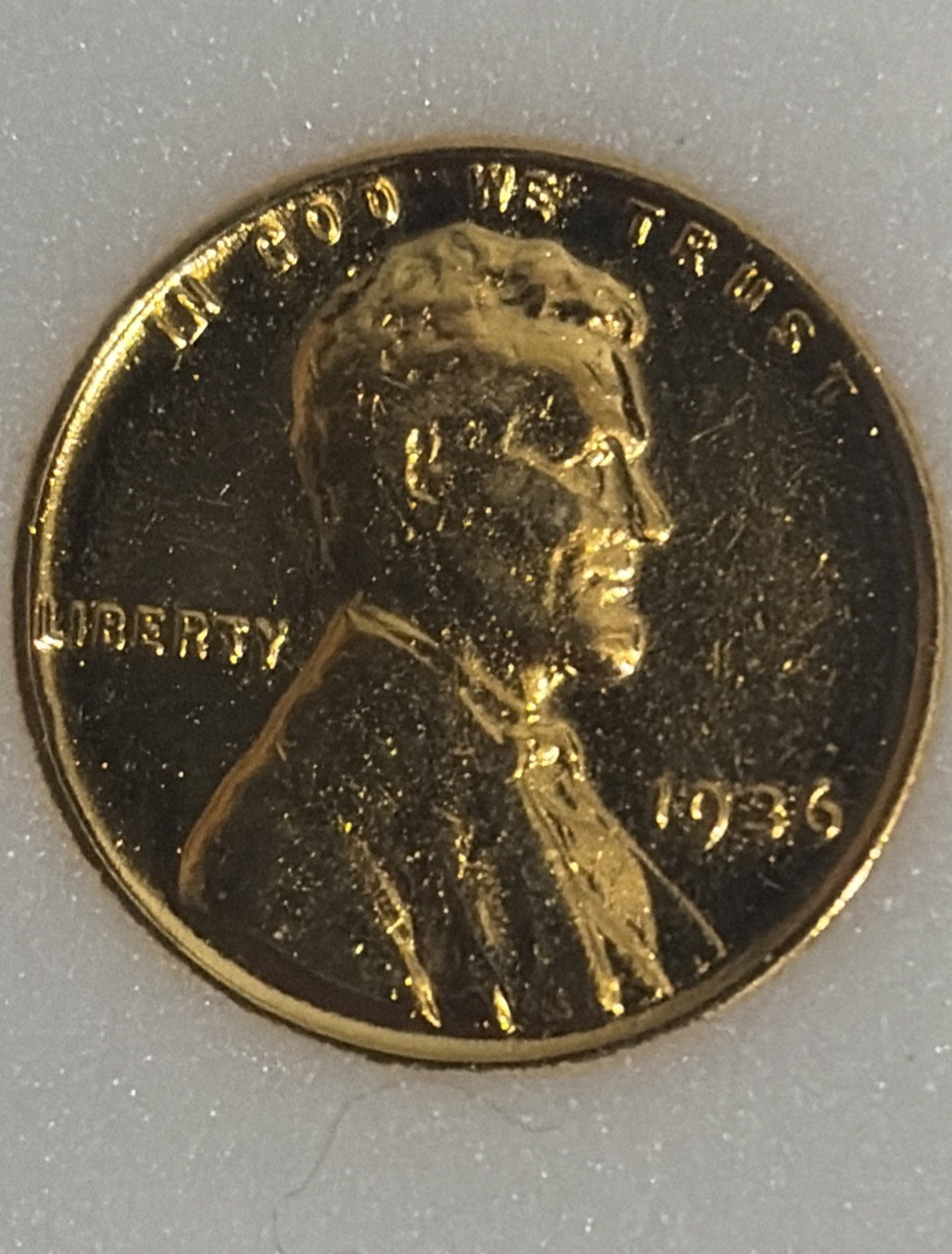 INB’s Early Lincoln Cent: 1936 1C Lincoln Wheat Penny (Gold-Plated)