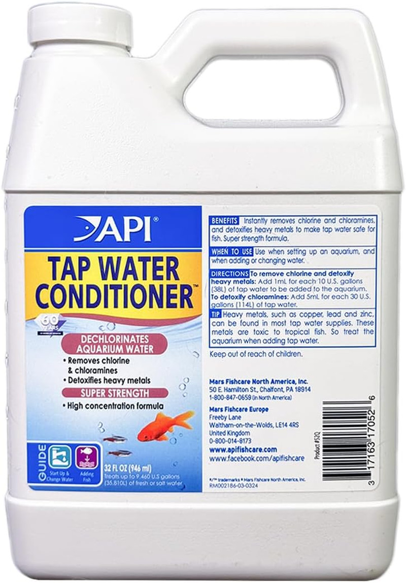 Fishcare TAP Aquarium Water Conditioner 32oz Bottle Fish Tank Treatment 52Q Fishcare TAP Aquarium Water Conditioner 32oz Bottle Fish Tank Treatment 52Q