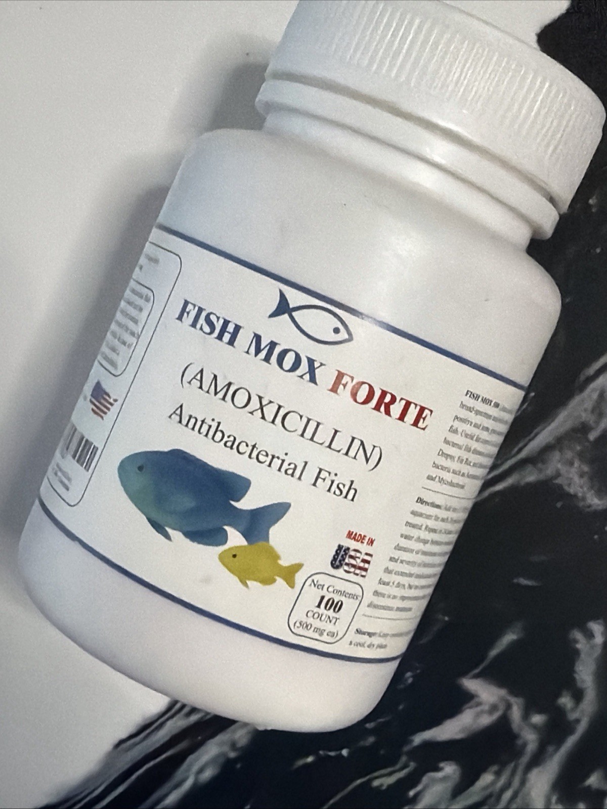 FOR FISH Aquariums & FISH Tanks 500mg/100ct USA 
