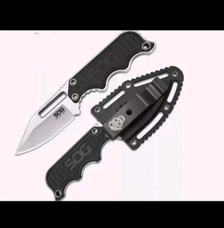SOG Instinct Mini Fixed Blade Knife G10 Full Tang Neck Knife Sheath EDC Tactical SOG Instinct Mini Fixed Blade Knife G10 Full Tang Neck Knife Sheath EDC Tactical