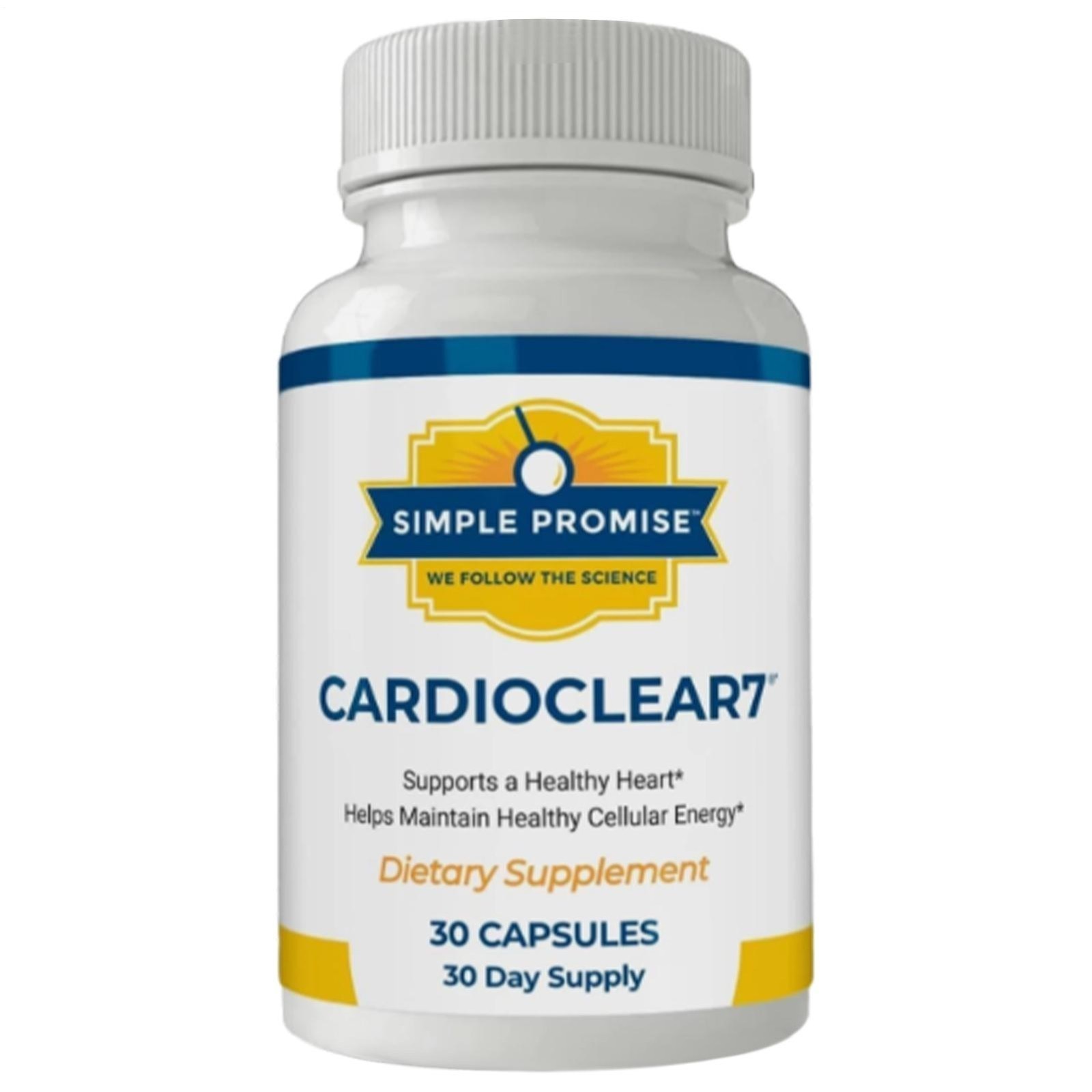 1-5 Pack Clear Cardio 7 - 30 Capsules New/Sealed Exp 9/2026  Good