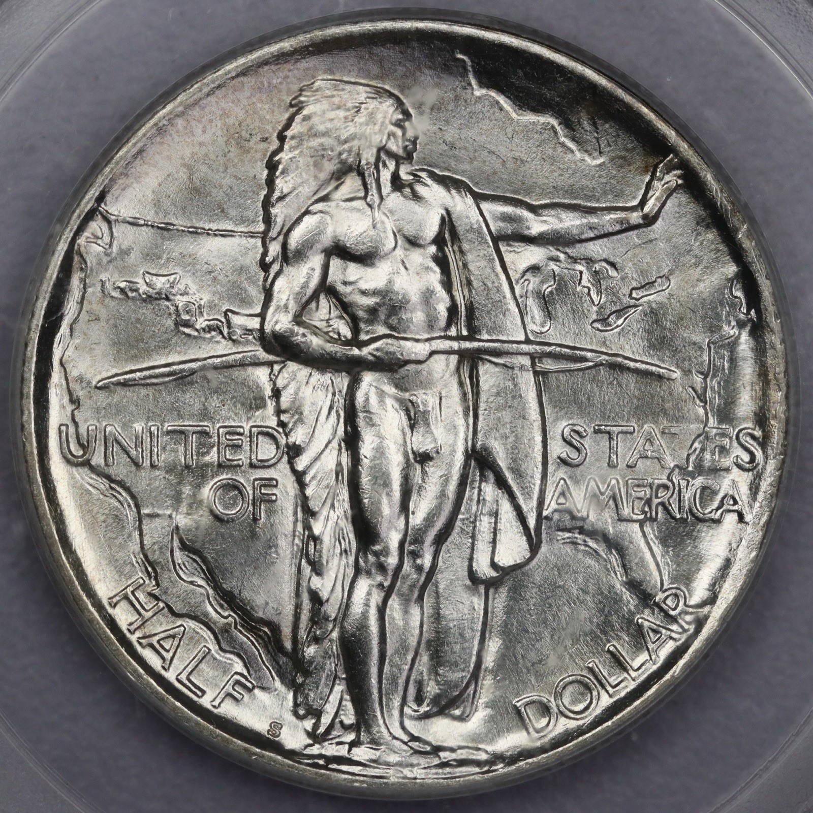 1926-S 50c Oregon Trail Commemorative Half Dollar - PCGS MS 62 OGH PQ++