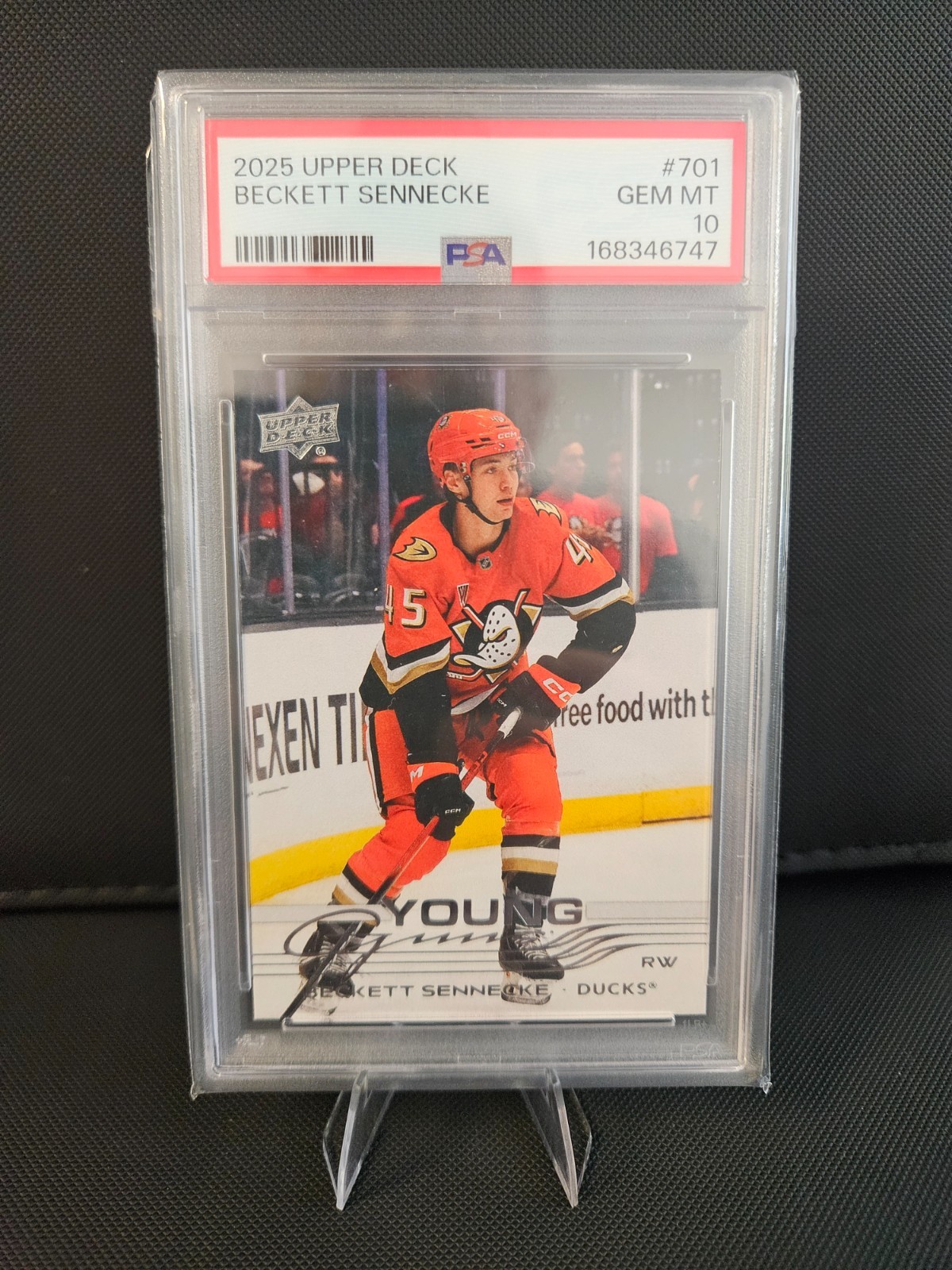 2025-26 Upper Deck Extended - Young Guns Beckett Sennecke #701 (RC) PSA 10 2025-26 Upper Deck Extended - Young Guns Beckett Sennecke #701 (RC) PSA 10