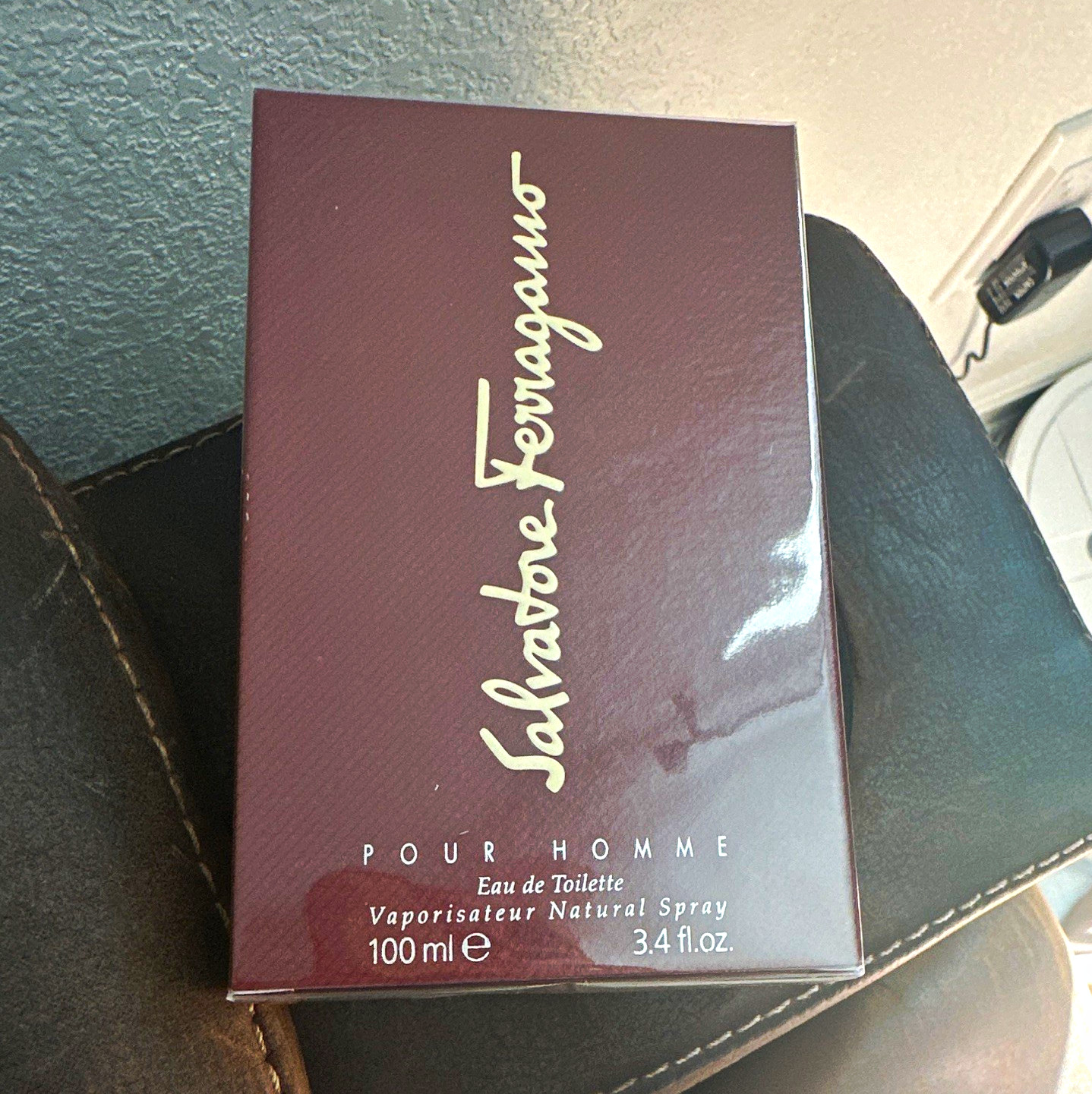 Salvatore Ferragamo Pour Homme Eau de Toilette Spray Regular Size 3.4 fl oz