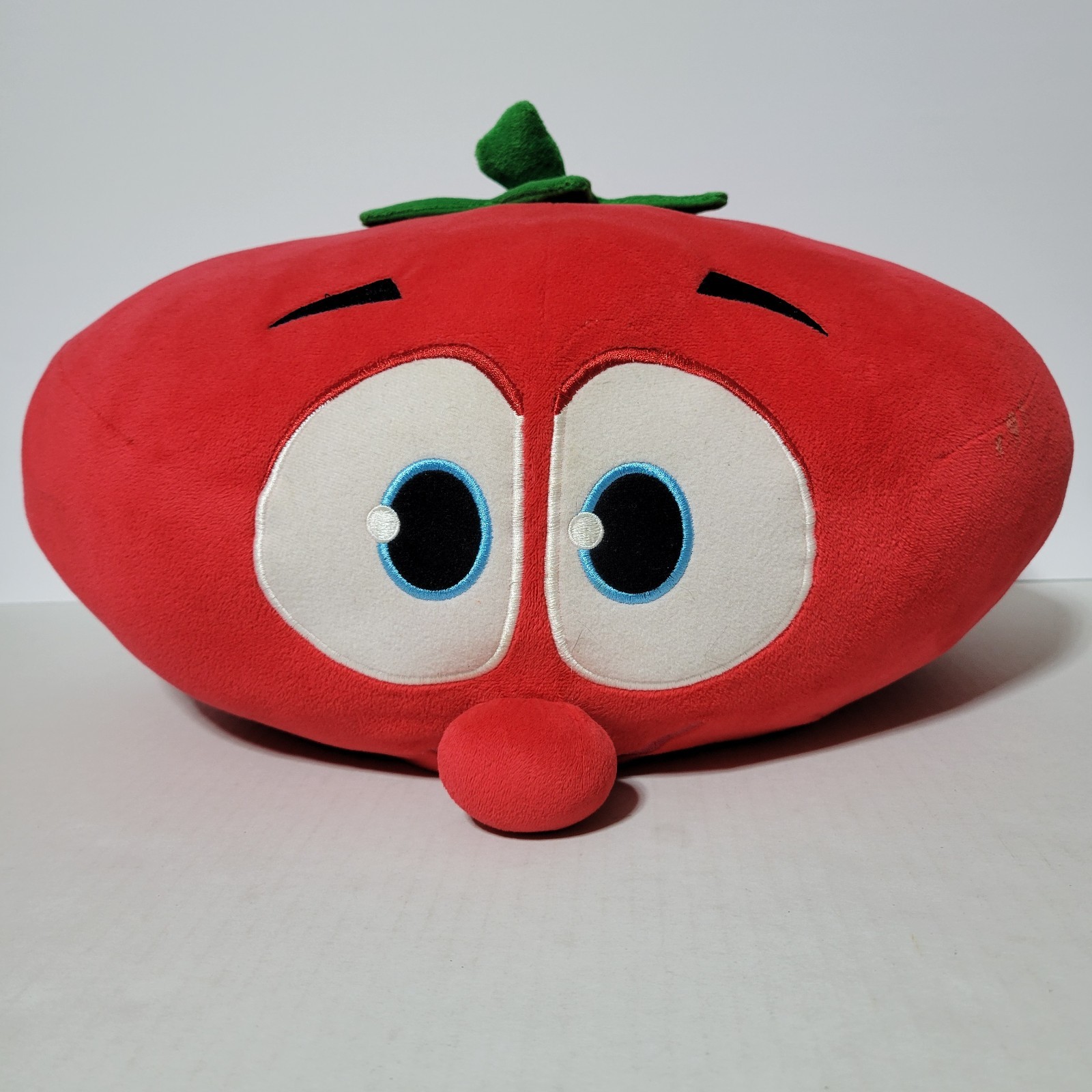 HUGE VeggieTales Bob The Tomato Plush BIG Idea Pillow Doll 2015 Stuffed Rare 18 HUGE VeggieTales Bob The Tomato Plush BIG Idea Pillow Doll 2015 Stuffed Rare 18