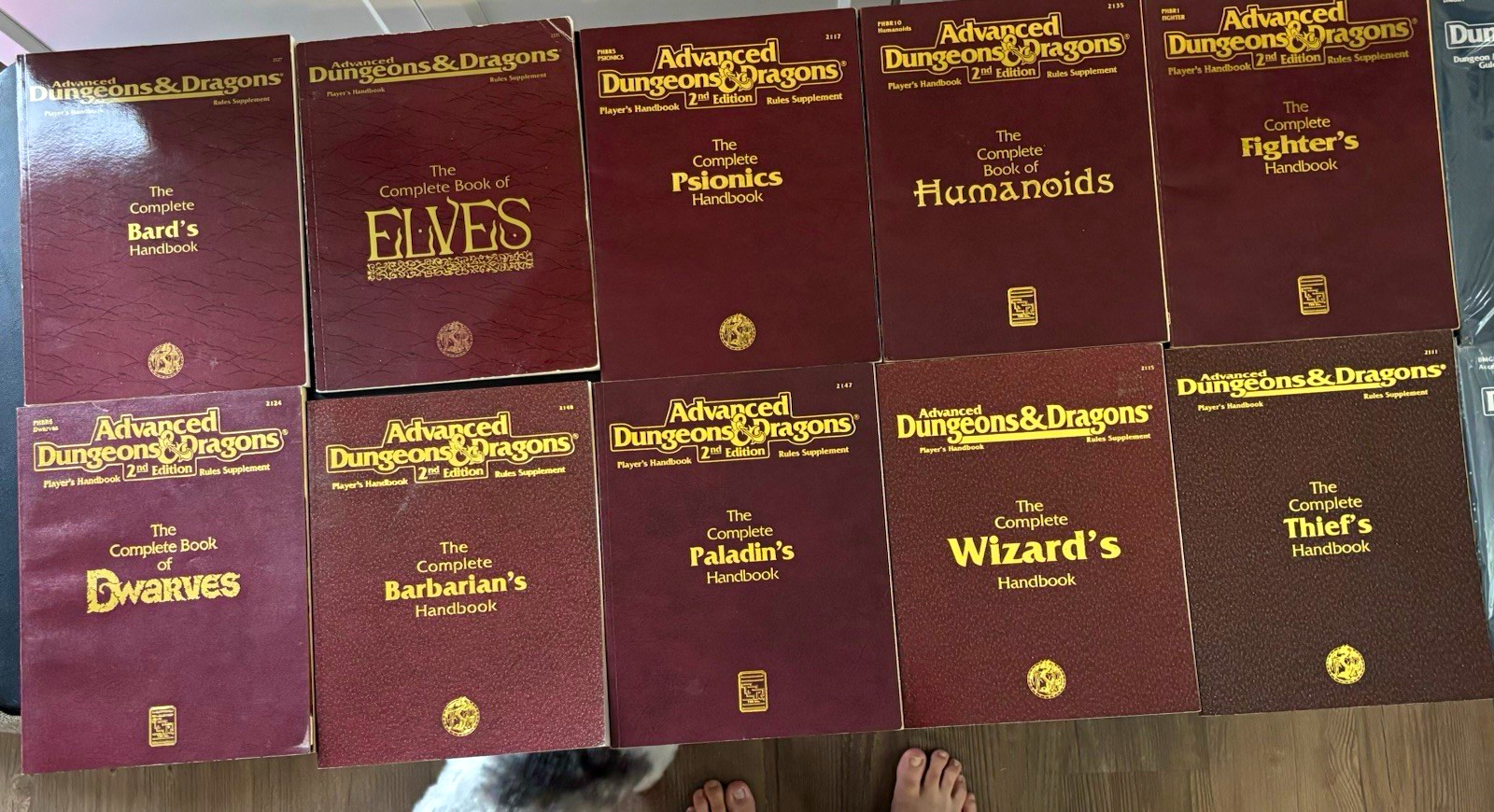 TSR Advanced Dungeons & Dragons 2nd Ed Complete Handbooks Lot + Guides TSR Advanced Dungeons & Dragons 2nd Ed Complete Handbooks Lot + Guides