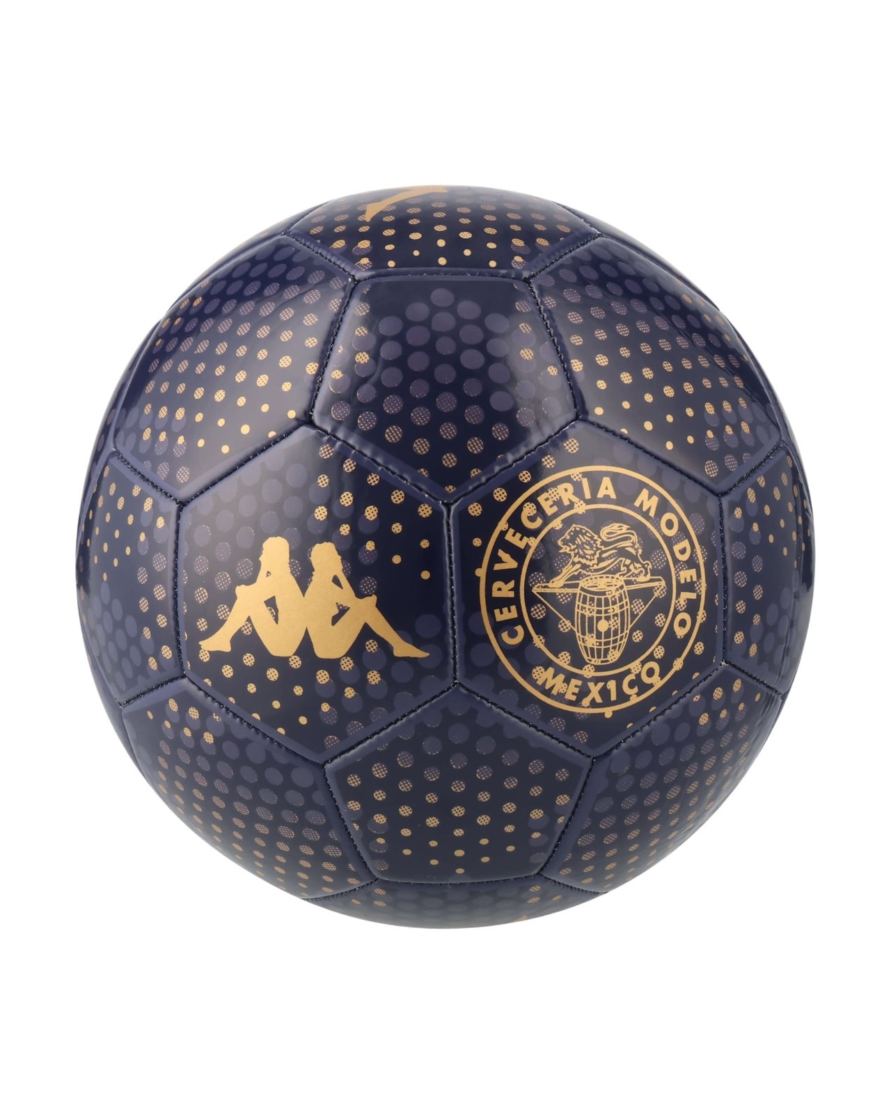 Kappa USA x Modelo Authentic Fumak 2026 Soccer Ball - 322F3VW Size 5 Blue Gold Kappa USA x Modelo Authentic Fumak 2026 Soccer Ball - 322F3VW Size 5 Blue Gold