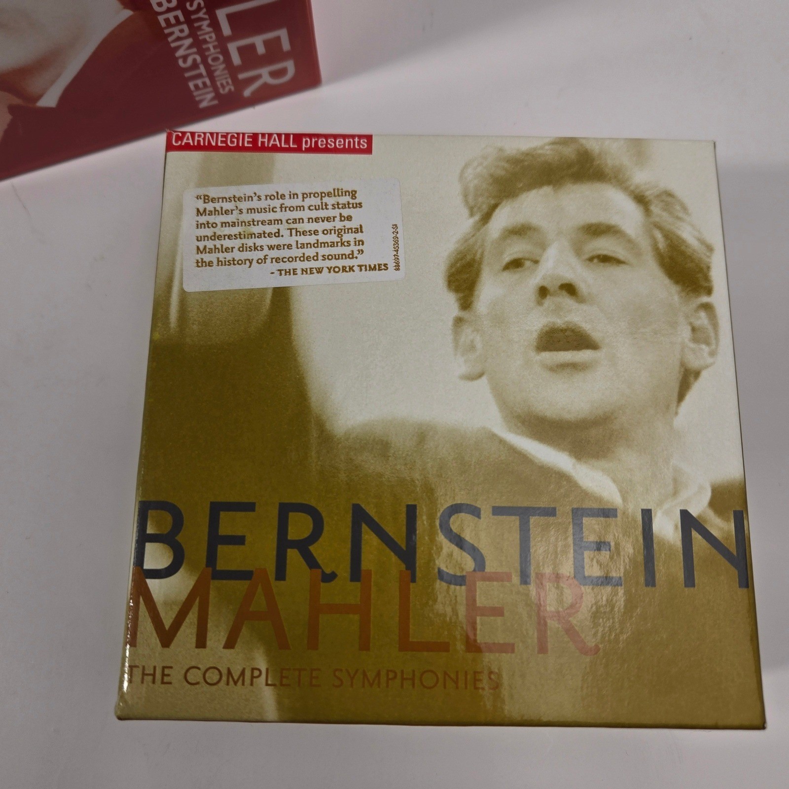 Leonard Bernstein - Mahler The Complete Symphonies 12 CD Sony Classical Box VG+