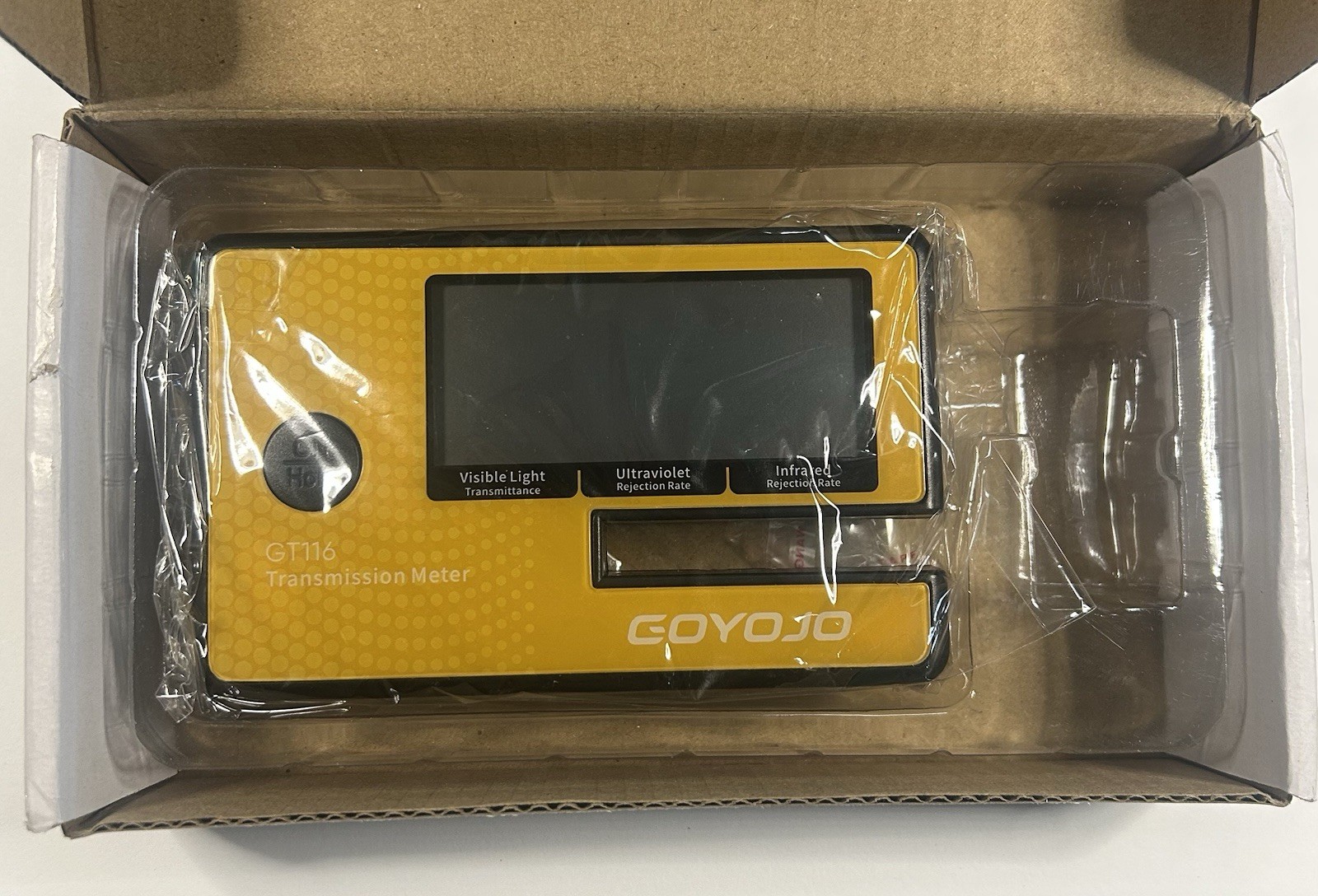GOYOJO 3-in-1 Window Tint Meter Digital VLT UV IR Transmission Tester Auto Cal