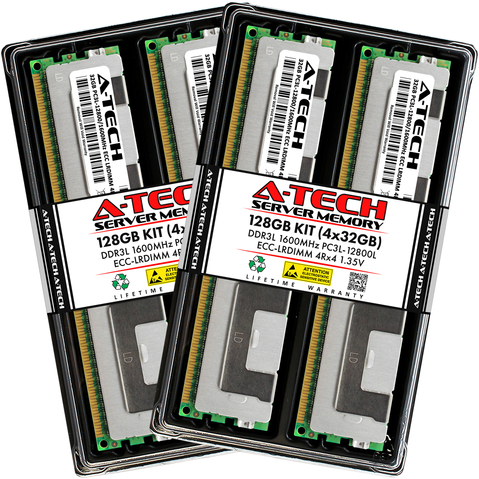 128GB 4x 32GB PC3L-12800L LRDIMM Supermicro 1027GR-TSF 6017R-TDF+ Memory RAM