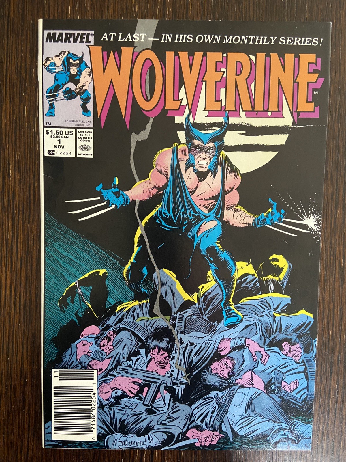 Wolverine #1 1988 Newsstand John Buscema Marvel First Solo Series
