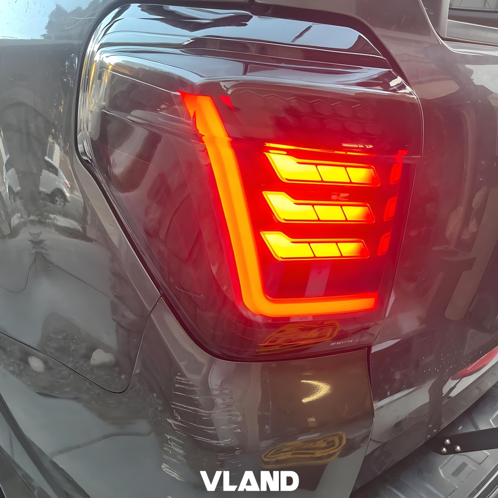 VLAND CLEAR Fits Toyota 4Runner 2010-2024 LED Tail Lights Assembly W/Sequential