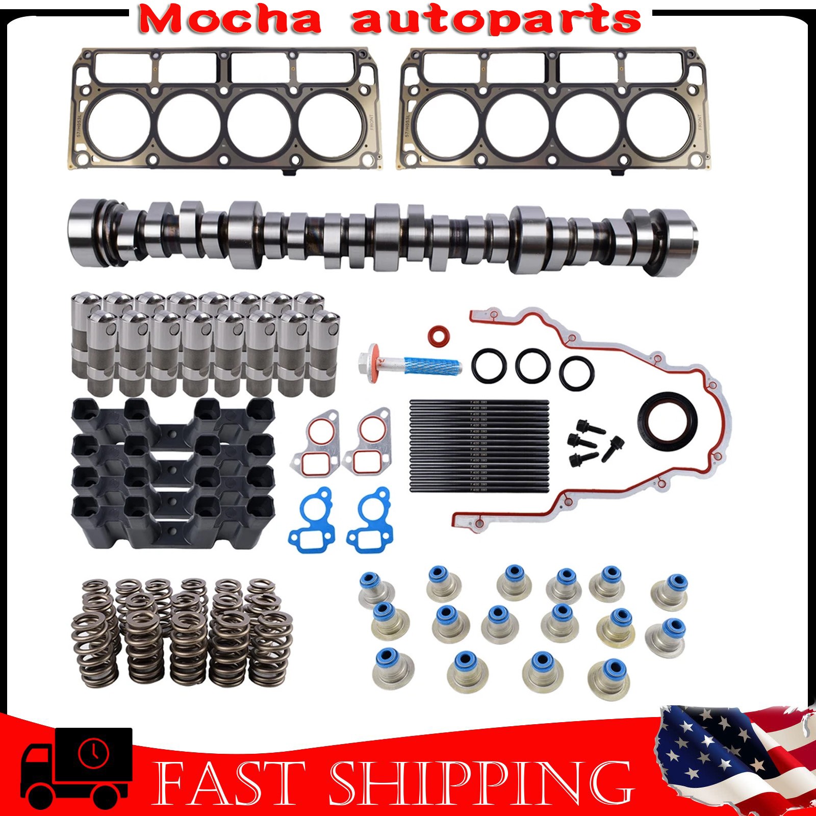 Truck Norris Replacement Camshaft Lifter Kit Fit GM LS LS1 4.8L 5.3L 6.0L 6.2L