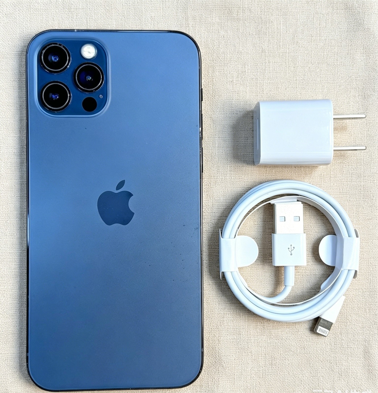 Original Apple iPhone 12 Pro - 128GB Pacific Blue - Unlocked - Very Good