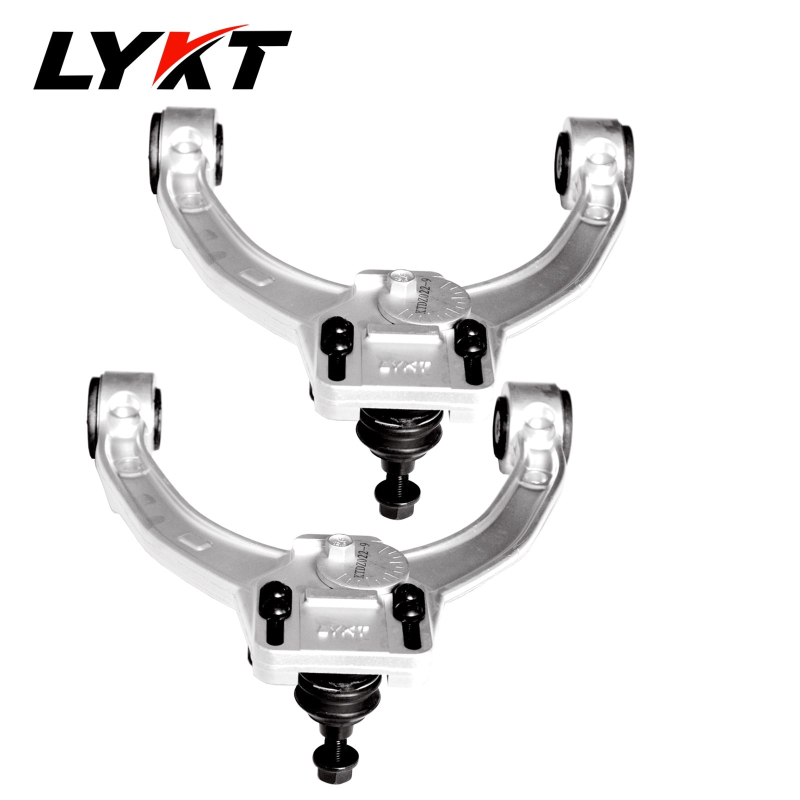 LYKT 2pcs Front Adjustable Camber arm Kit for Audi Q7、VW Touareg、Porsche Cayenne