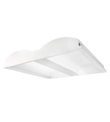 2 pack Maxlite MLIT22D2540 26W White 2\' x 2\' Indirect LED Troffer 4000K