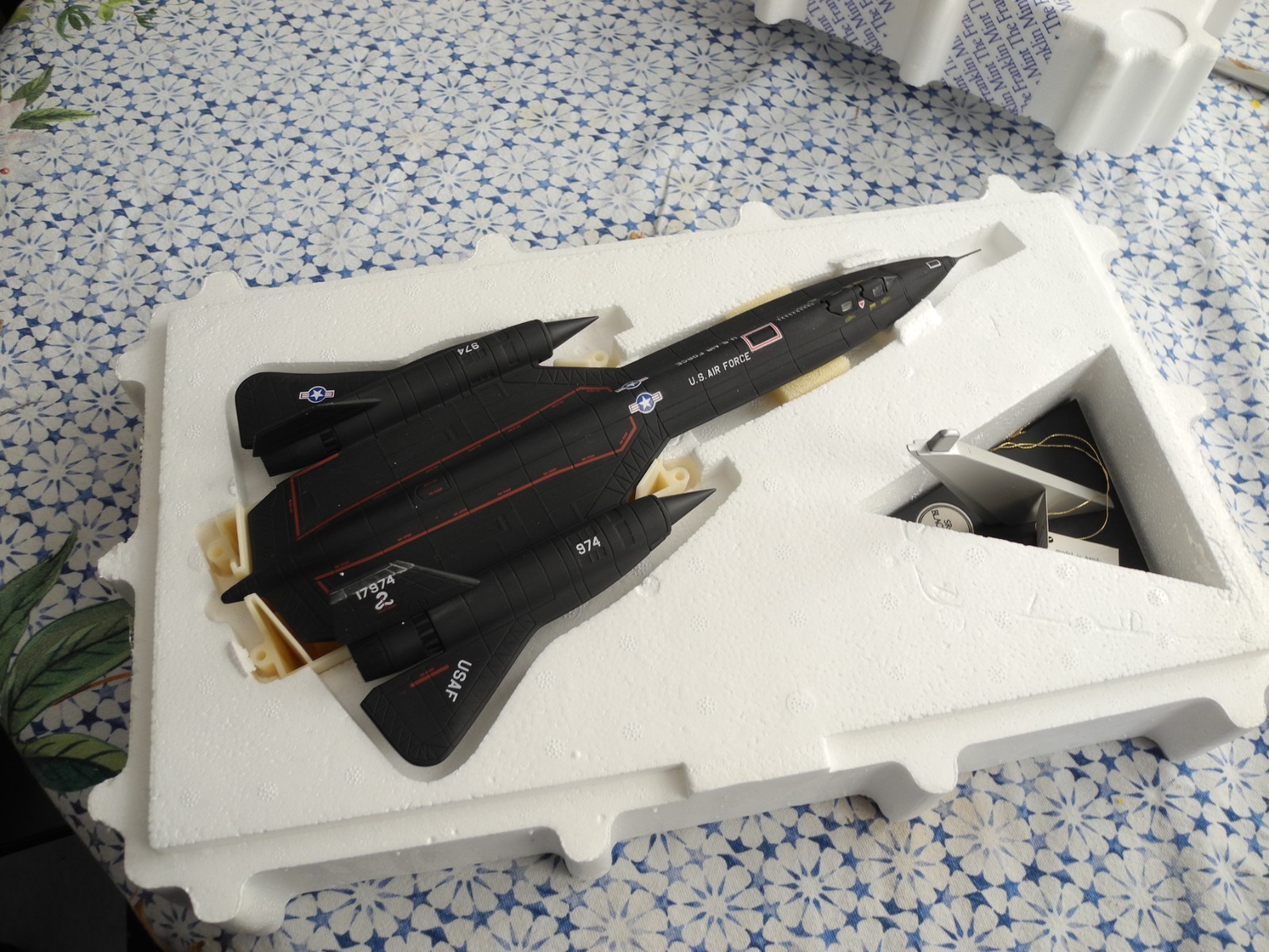 Collector's FIND FRANKLIN MINT SR-71, 1:96, PERFECT, VERY RARE