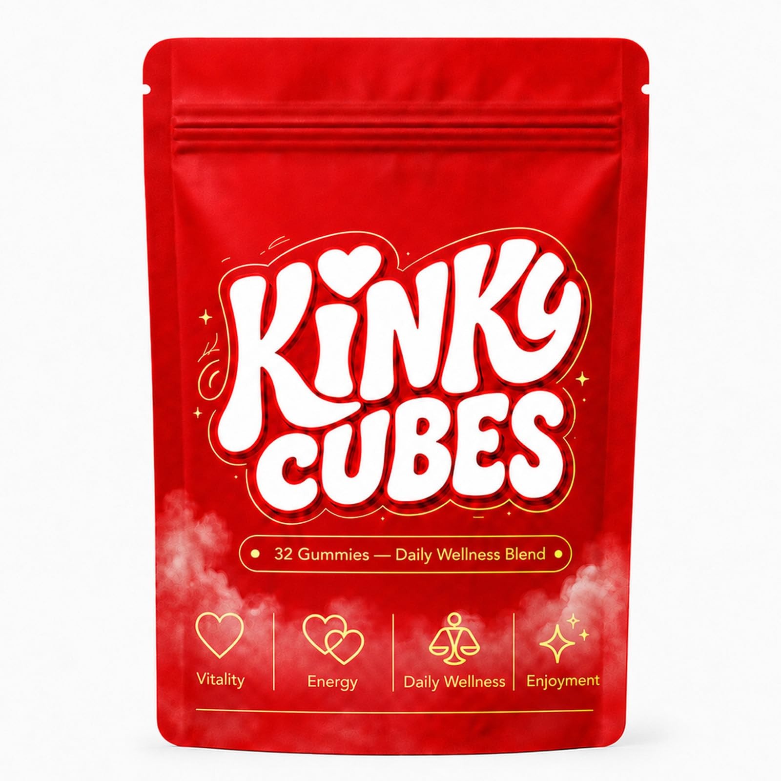Kinky Cubes Gummies for Couples, 32 Count, Ginseng, Ashwagandha, Saffron & Kinky Cubes Gummies for Couples, 32 Count, Ginseng, Ashwagandha, Saffron &