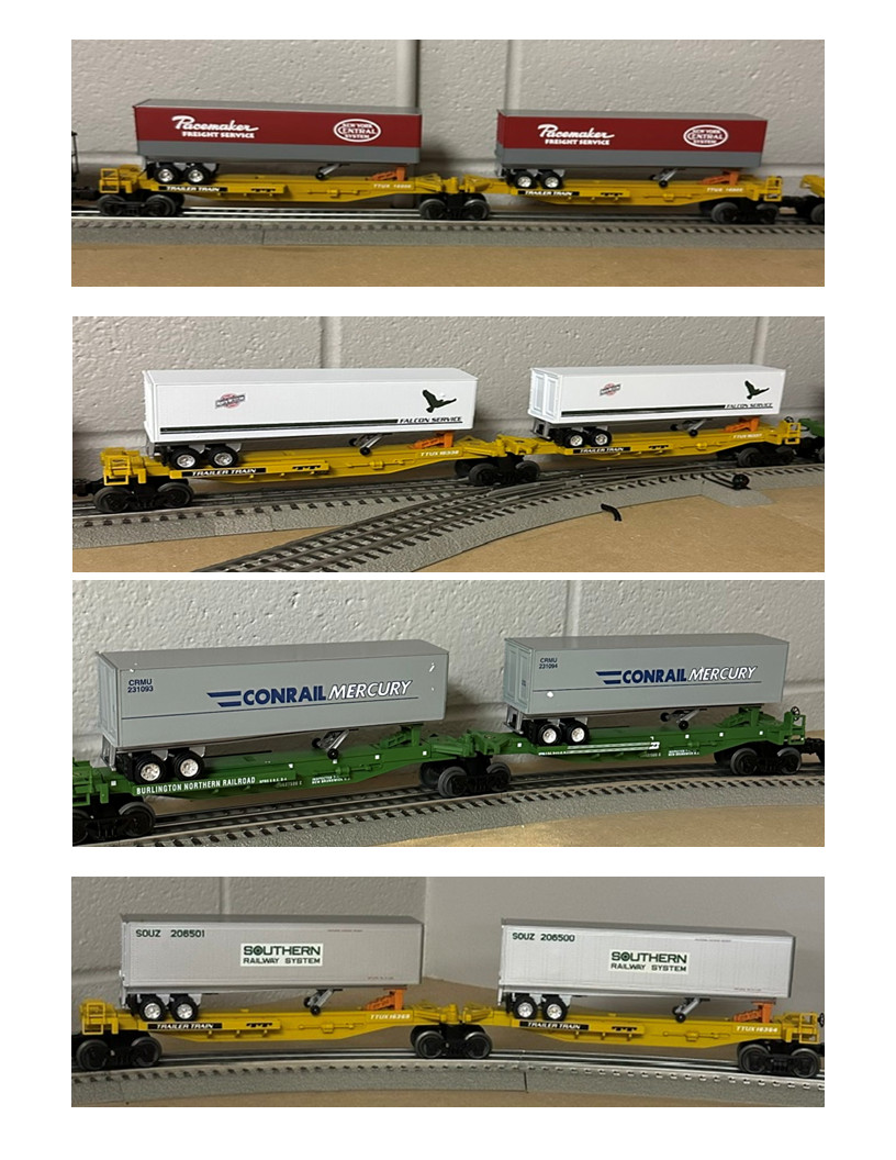Lionel T.T.U.X. Flatcar Sets 4 Sets Lionel T.T.U.X. Flatcar Sets 4 Sets