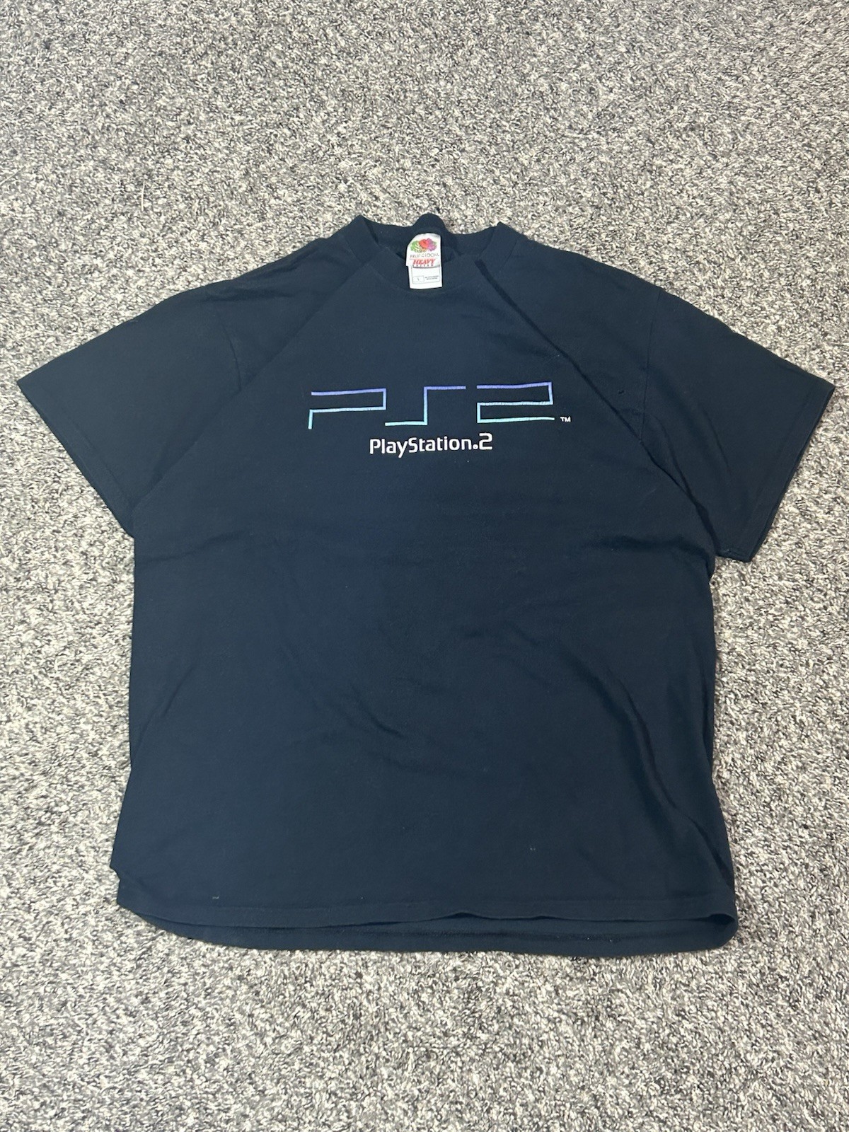 PlayStation Vintage 2000s Console Logo T-Shirt Rare Y2K Tee