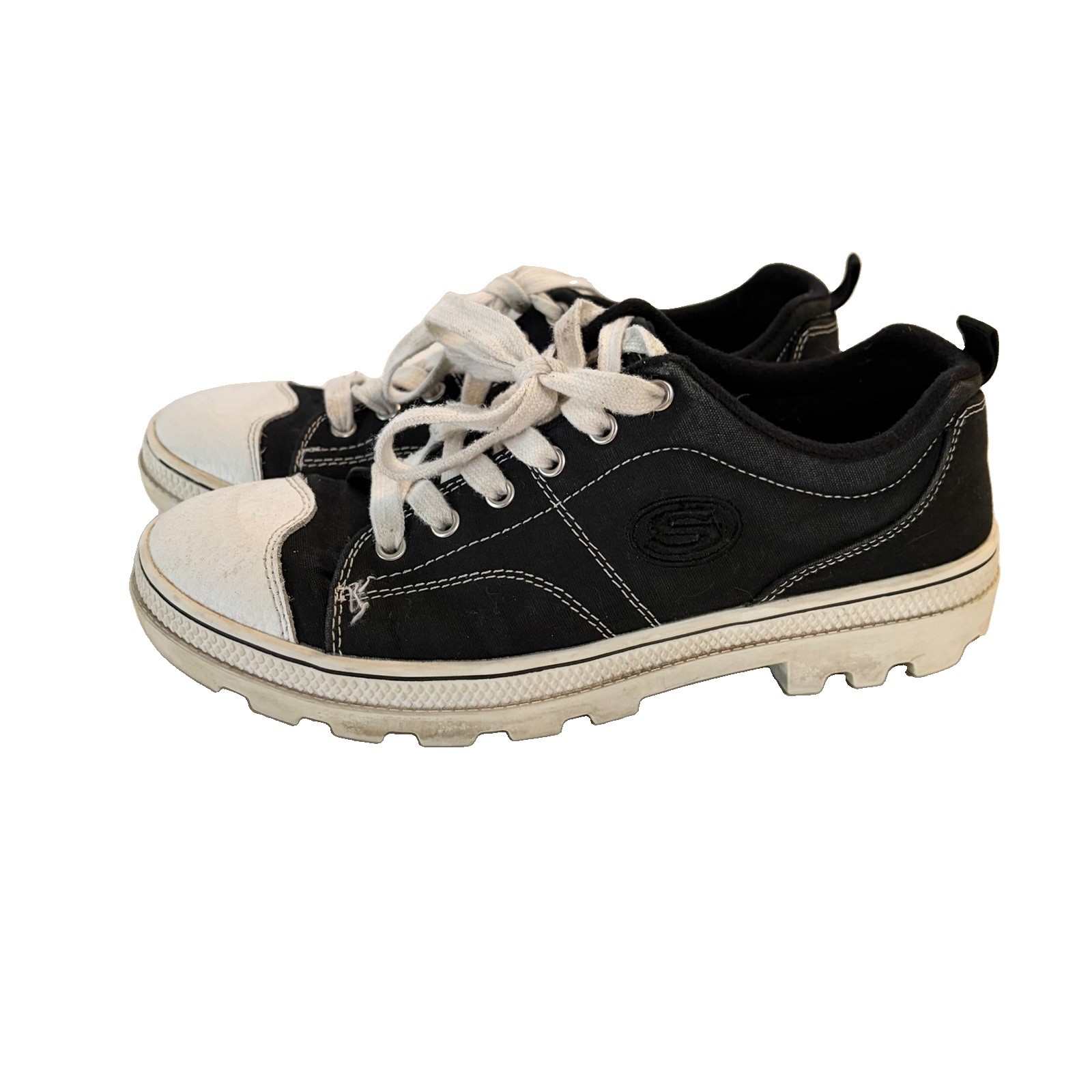 Vintage Skechers Platform Sneakers Black Suede Y2K Chunky Shoes Women’s 8 Vintage Skechers Platform Sneakers Black Suede Y2K Chunky Shoes Women’s 8