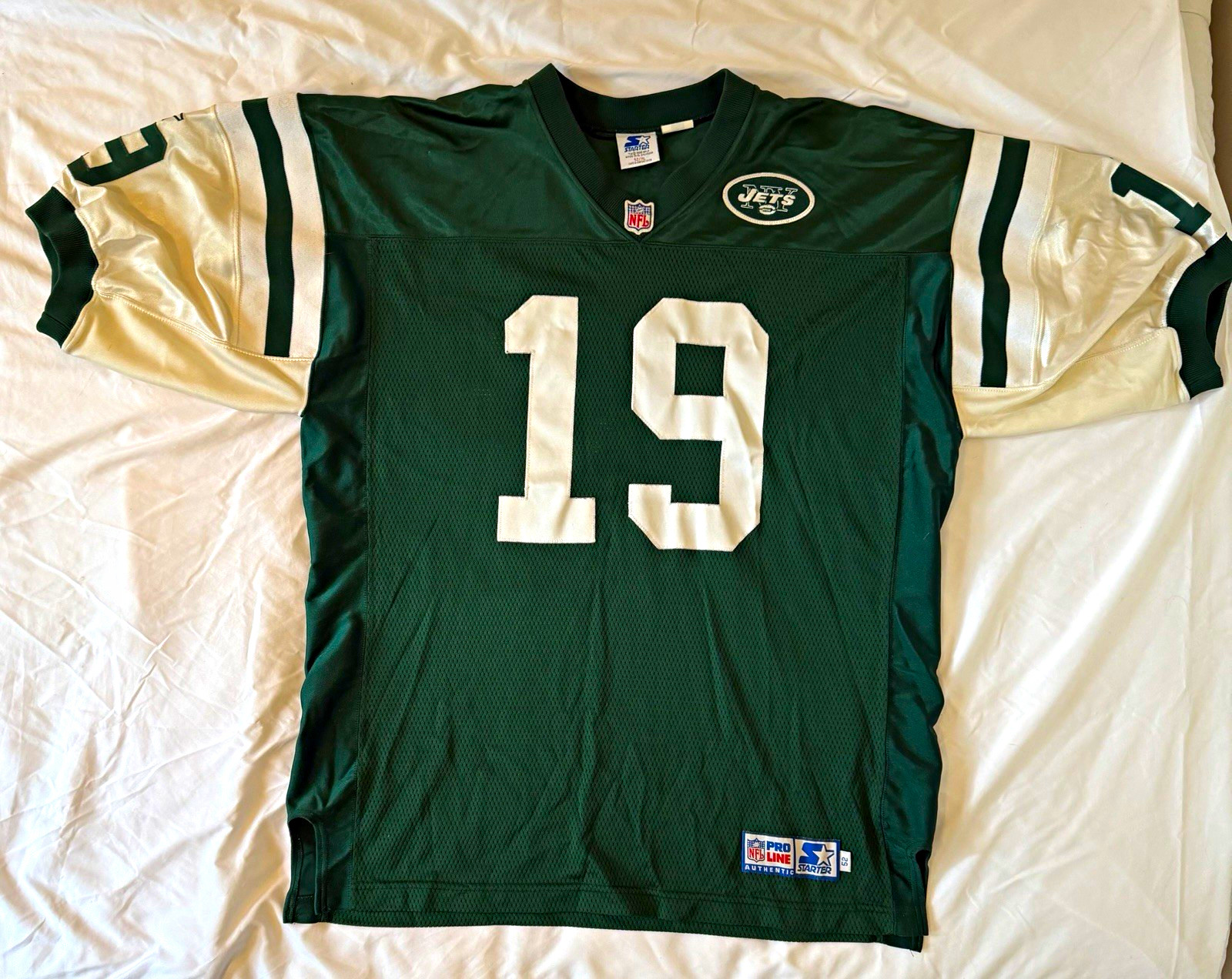 Vintage 1998 Starter Pro Line Authentic NFLKeyshawn Johnson #19 NYJ Jersey 52XL
