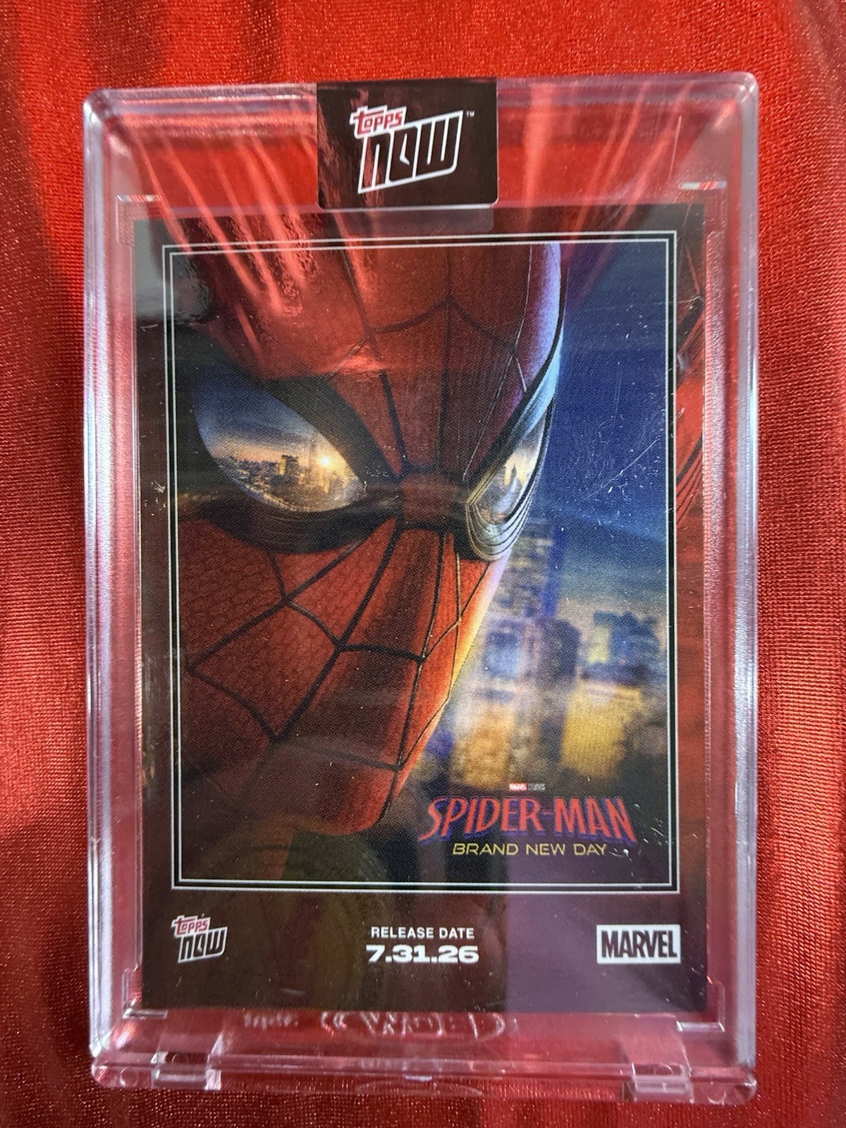 2026 Topps NOW Marvel Spider-Man Brand New Day #SM01 Sealed Encased