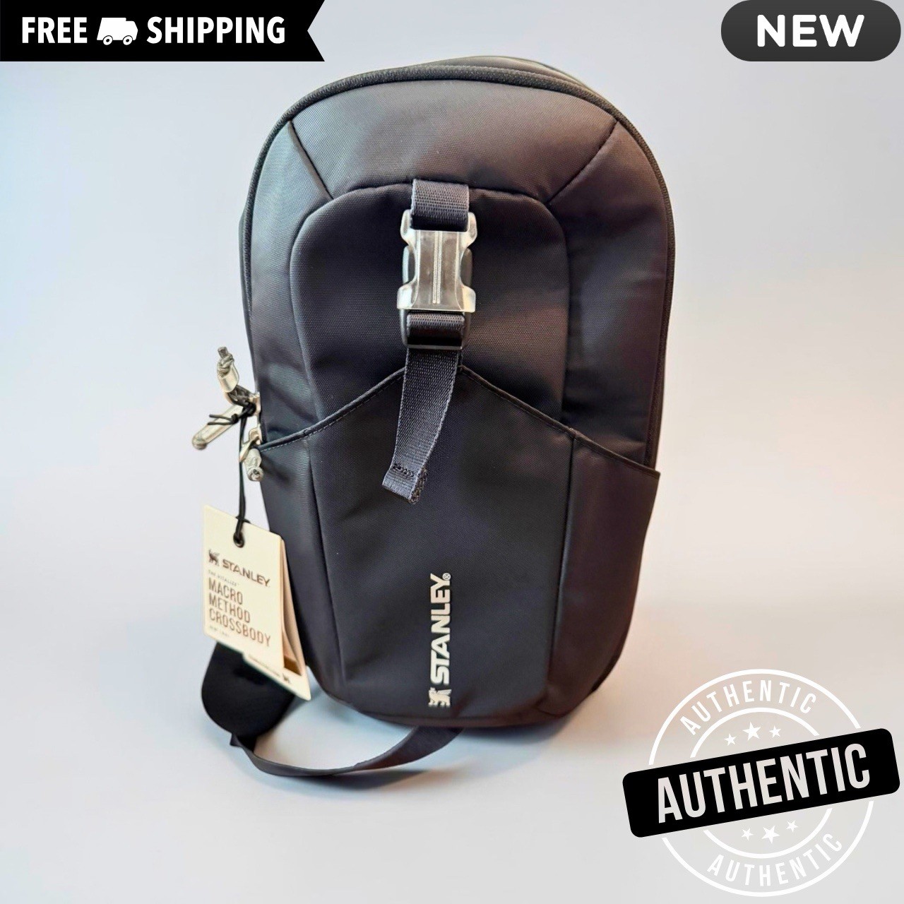 NEW Stanley Vitalize 10 QT Crossbody Sling Bag Black 🖤 Travel Gym Everyday