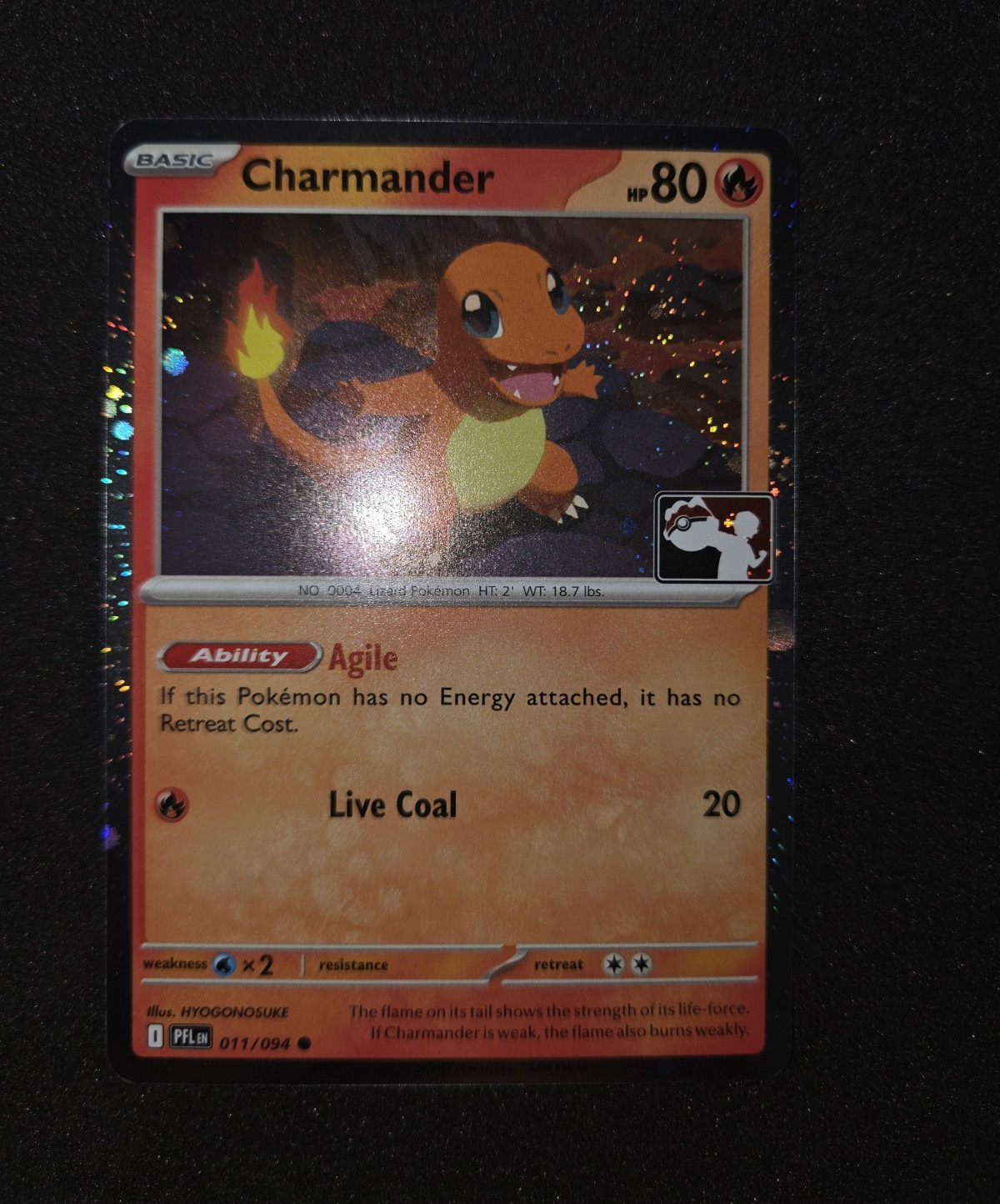 Charmander Prize Pack Cosmos Holo Perfect Fart Swirl Series 9 Grade Worthy Mint