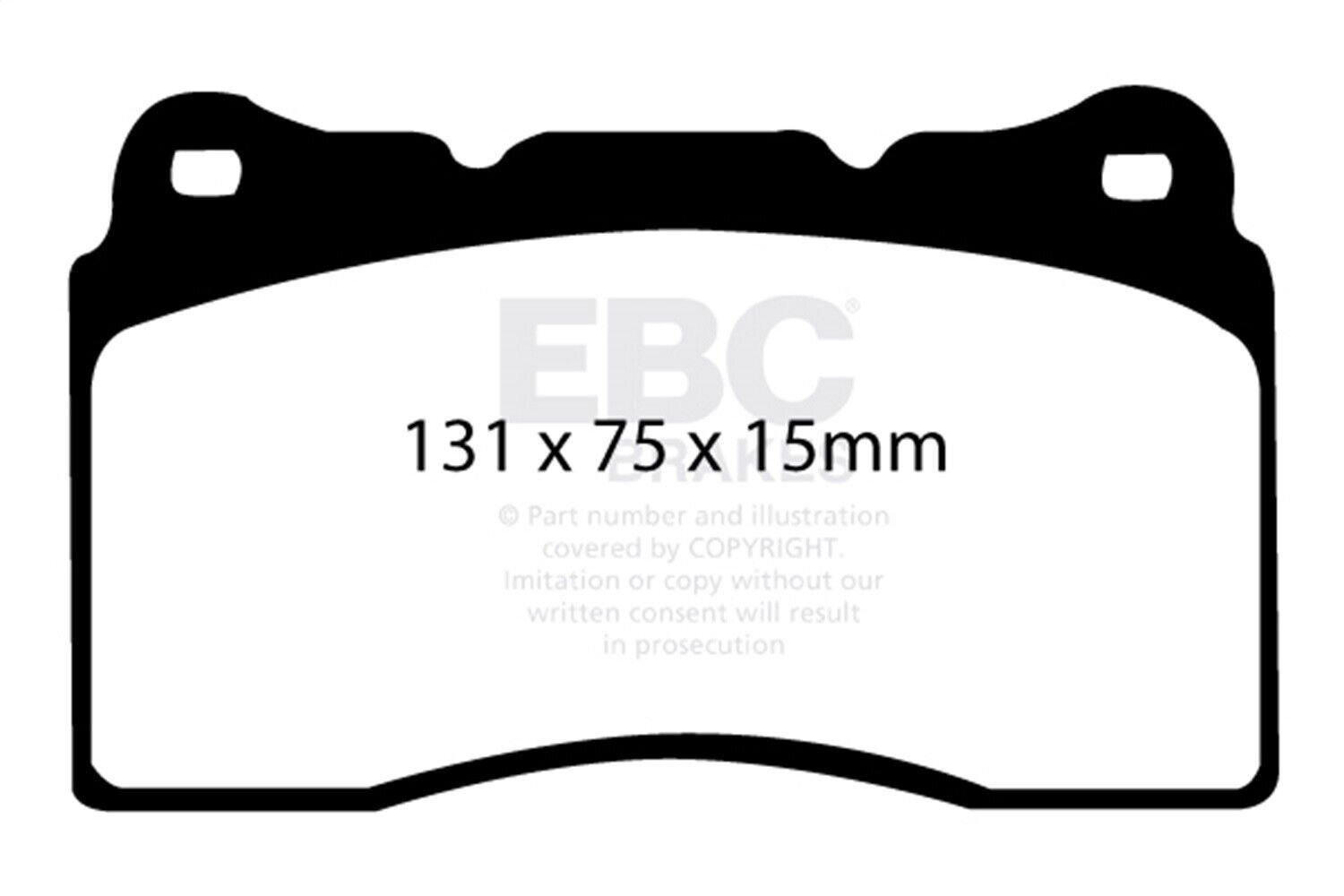 EBC Brakes DP51210NDX Bluestuff NDX Full Race Brake Pads