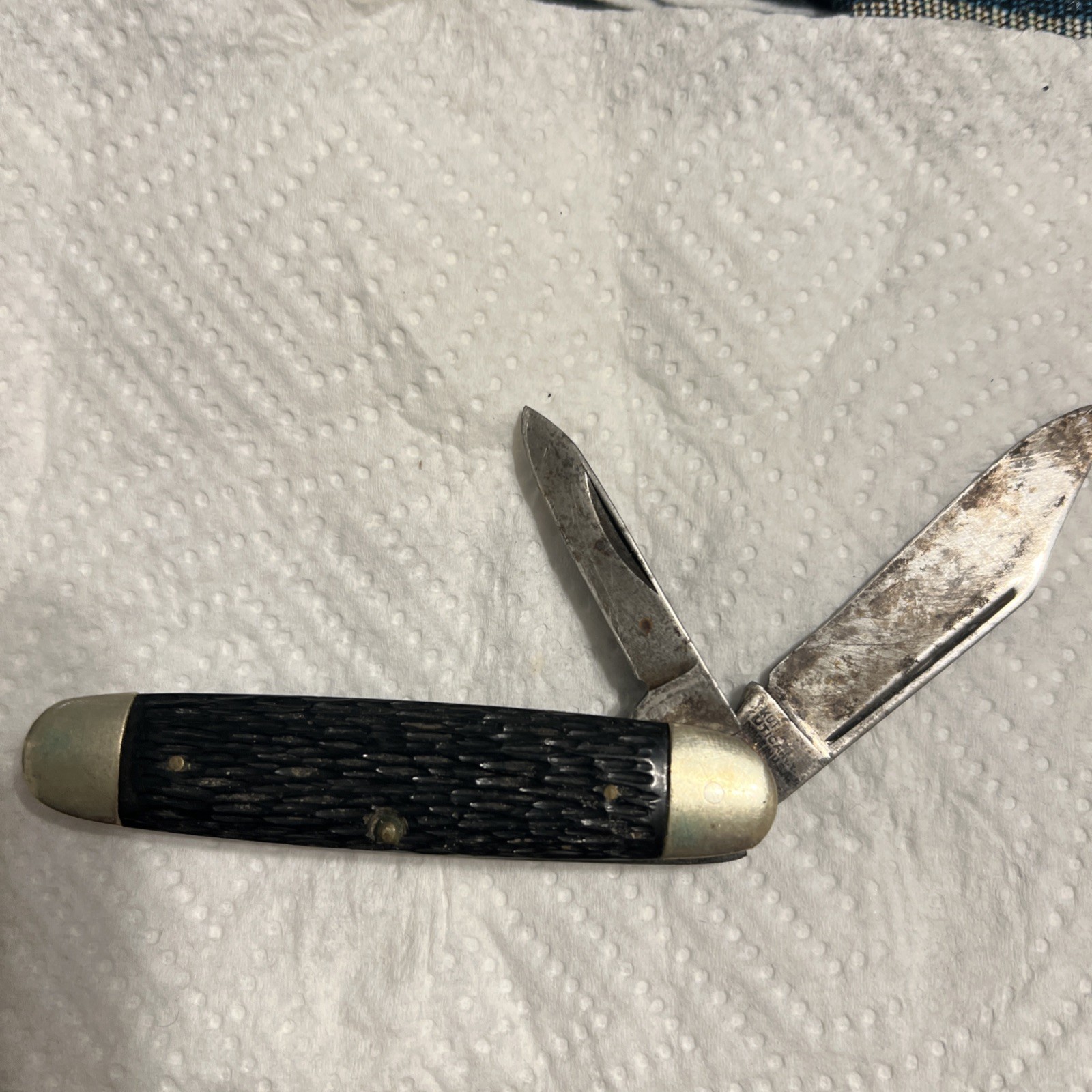 Vintage Kutmaster Utica NY USA 2 Blade Pocket Knife