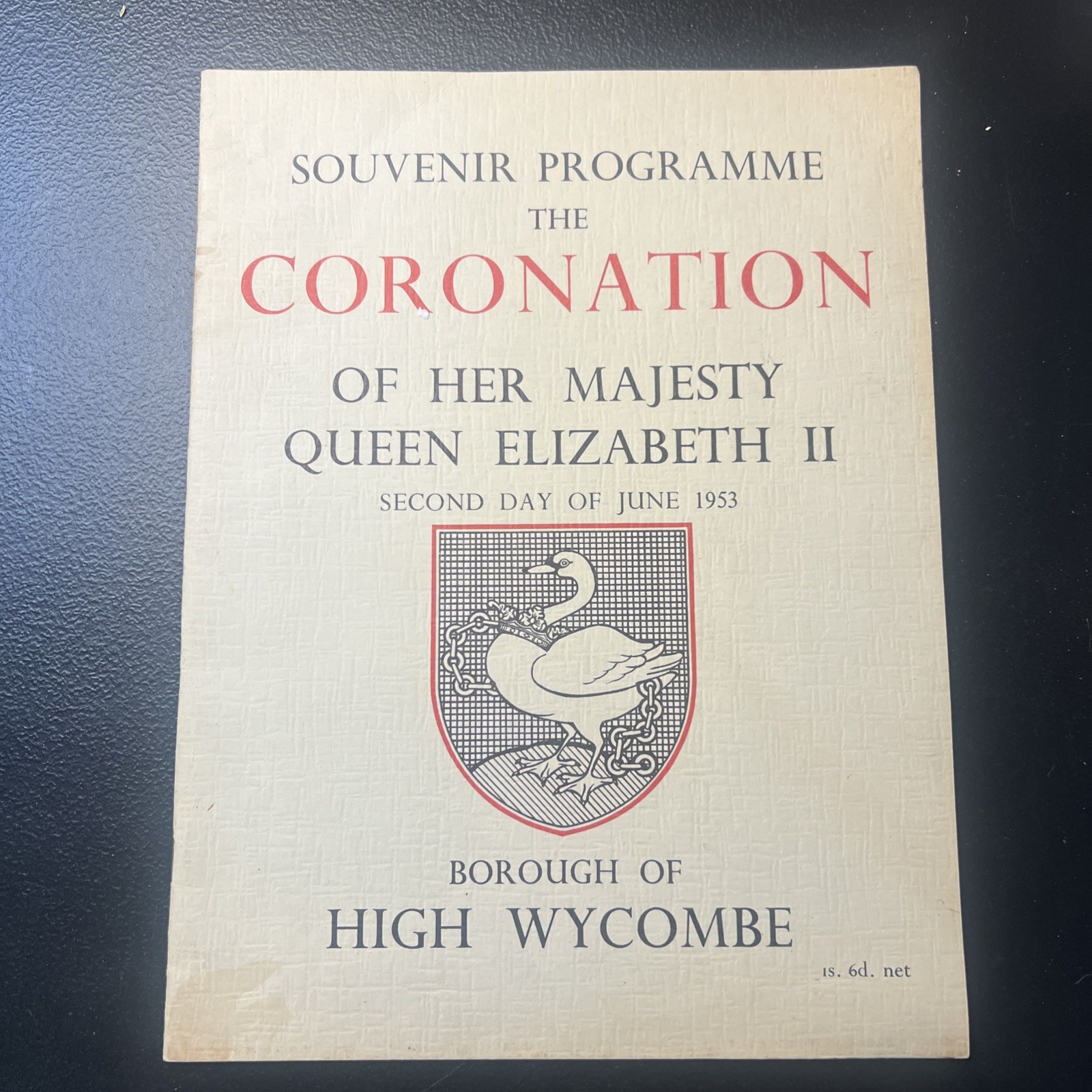 The Coronation of Queen Elizabeth II 1953 Official Souvenir Programme King