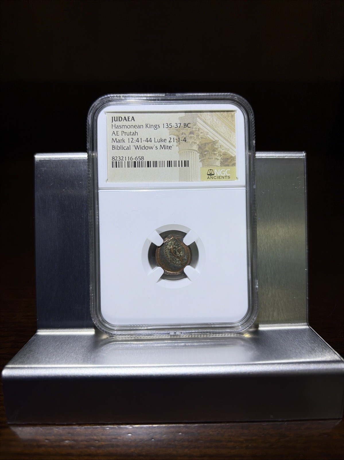 Judaea Biblical “Widow’s Mite” NGC Certified