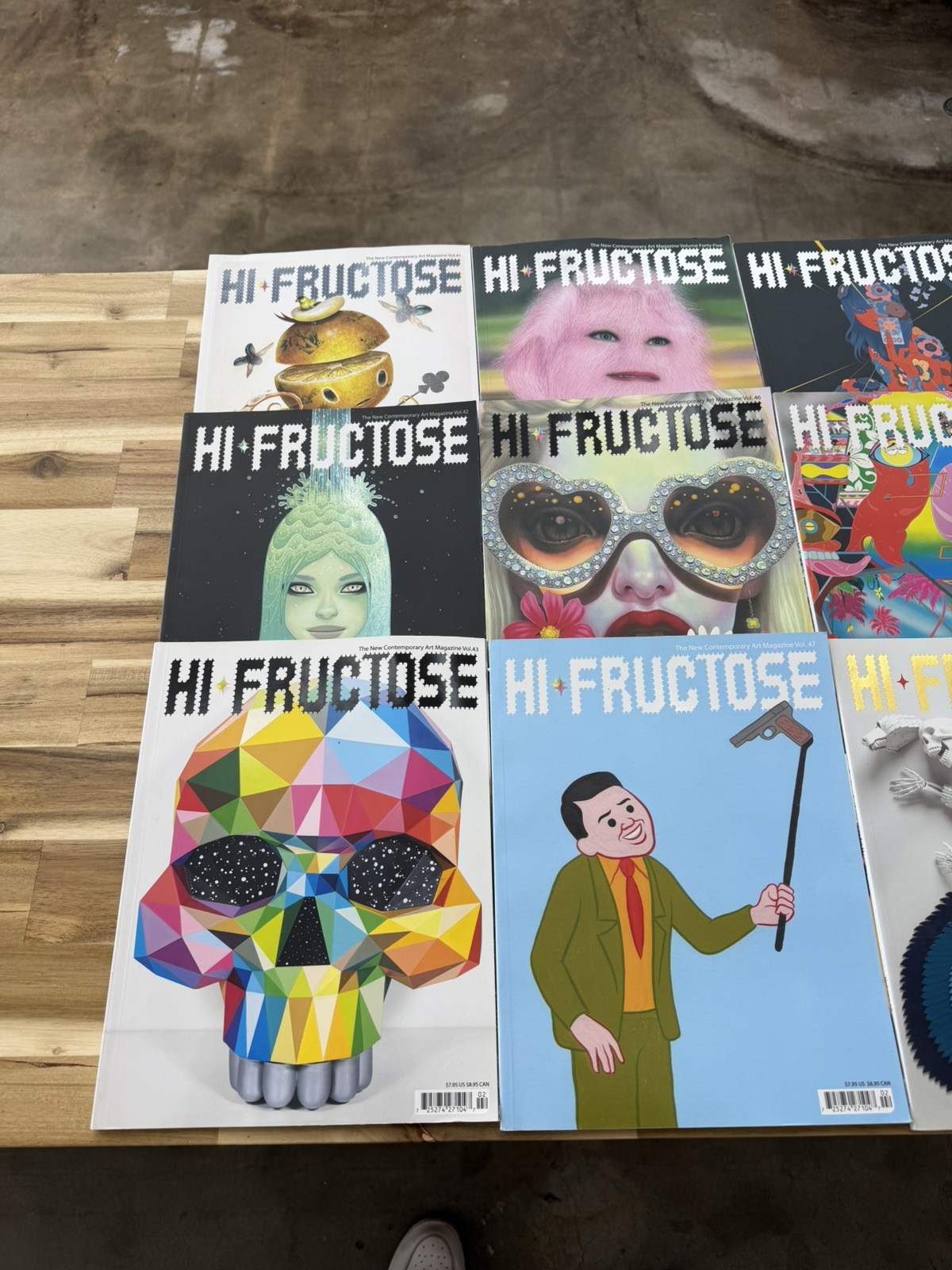 HI FRUCTOSE Magazine of Contemporary Art Book Lot of 14 (2016-2022) Mixed Volume HI FRUCTOSE Magazine of Contemporary Art Book Lot of 14 (2016-2022) Mixed Volume