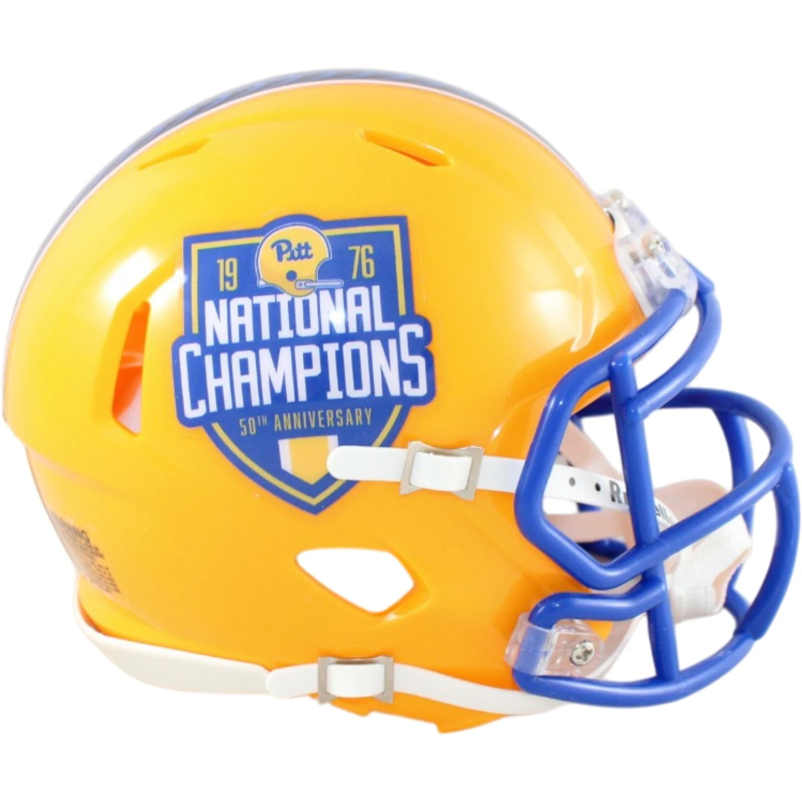 University of Pittsburgh Panthers Riddell New in Box Mini Helmet 50 year 58488 University of Pittsburgh Panthers Riddell New in Box Mini Helmet 50 year 58488